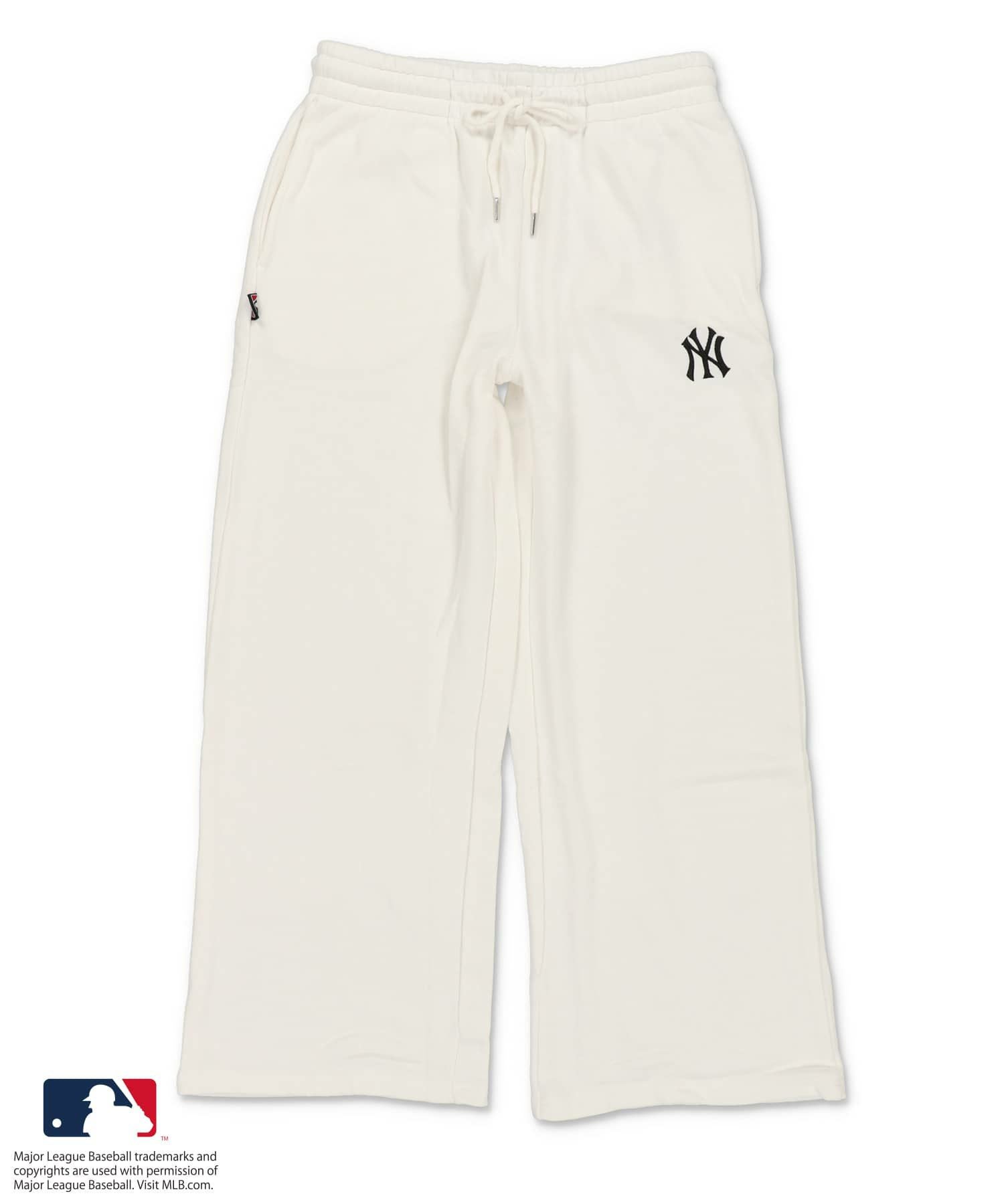 ≪MLB/メジャーリーグベースボール≫別注 裏毛ワイドパンツ