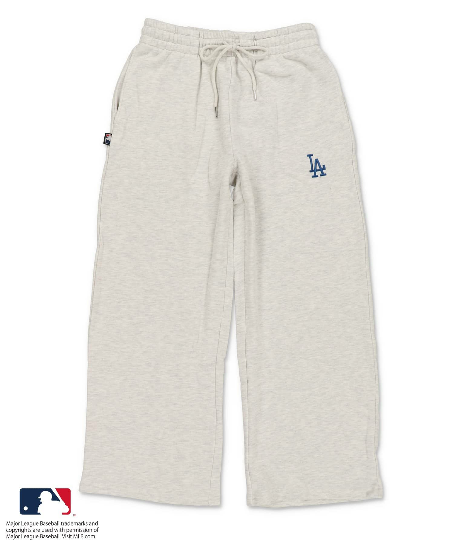 ≪MLB/メジャーリーグベースボール≫別注 裏毛ワイドパンツ