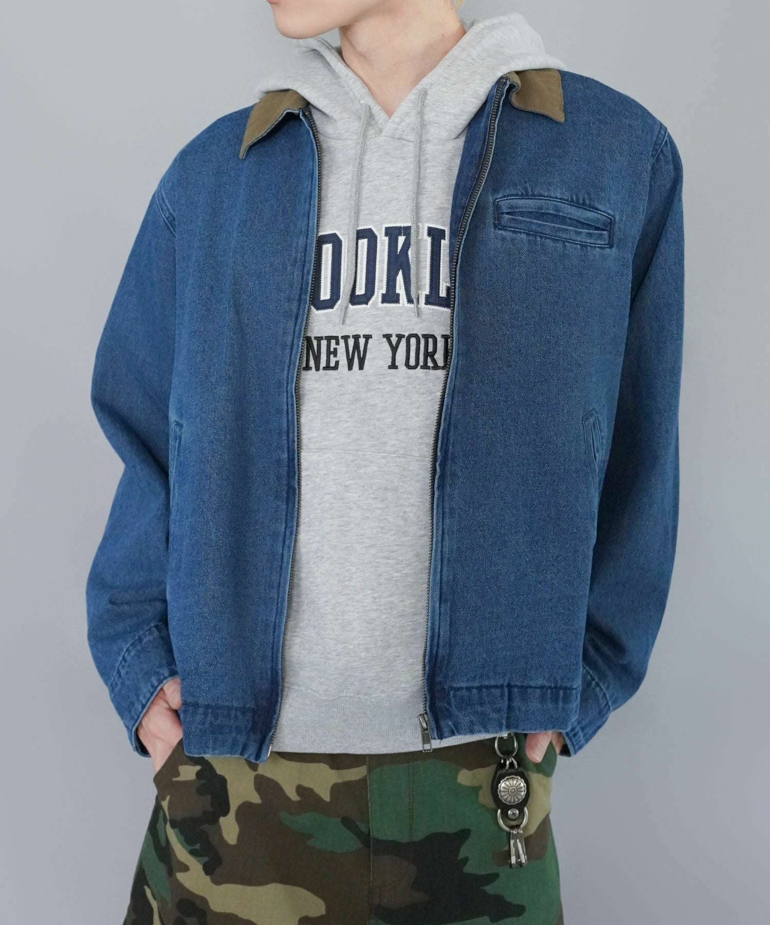 短丈デトロイトジャケット/ジップ/ショート丈/ユニセックス | SPINNS