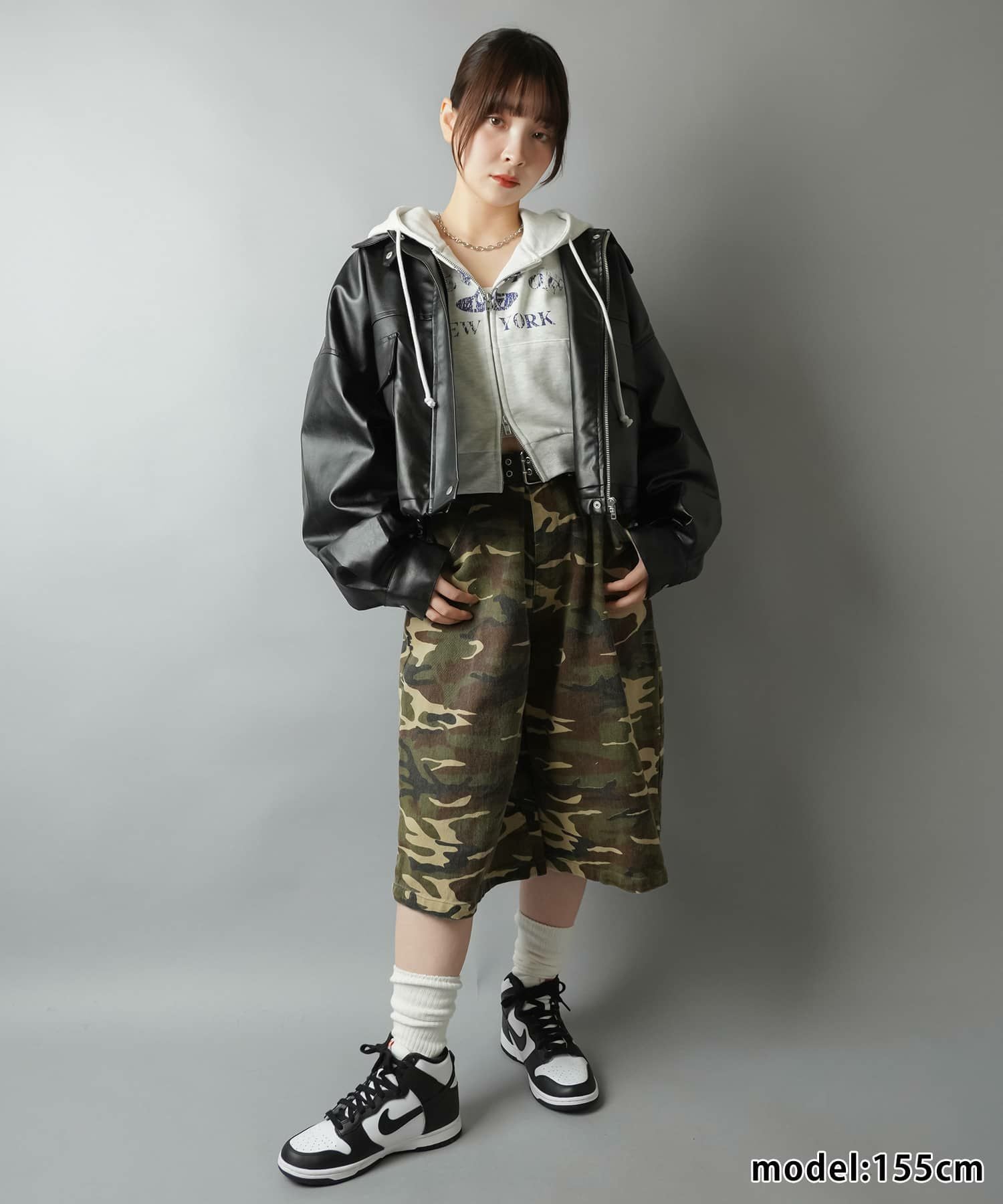 裏毛ショート丈ジップパーカー/ロゴ | SPINNS WEB STORE | SPINNS