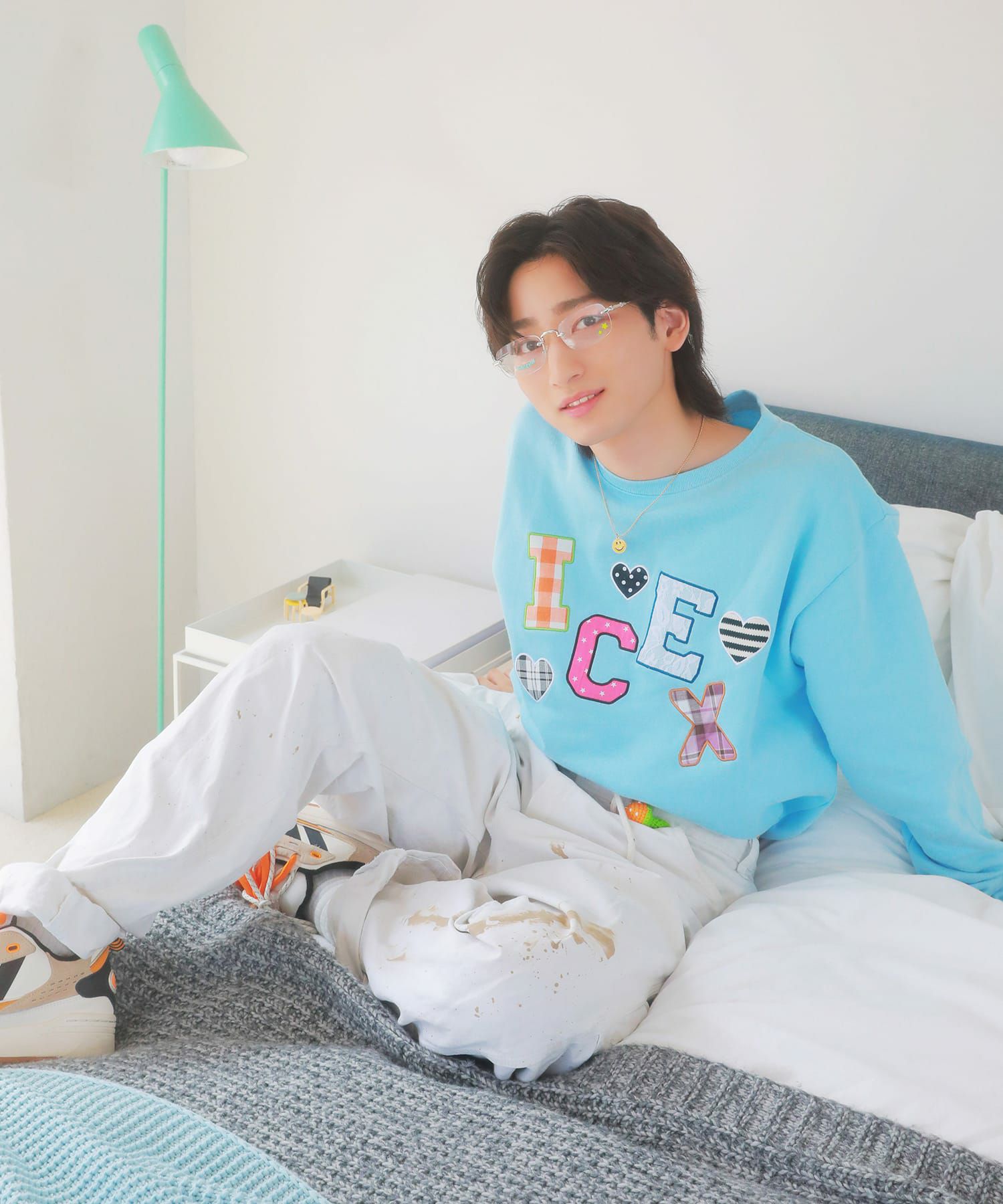 受注販売】『ICEx× SPINNS』 生地貼り付けスウェット | SPINNS WEB