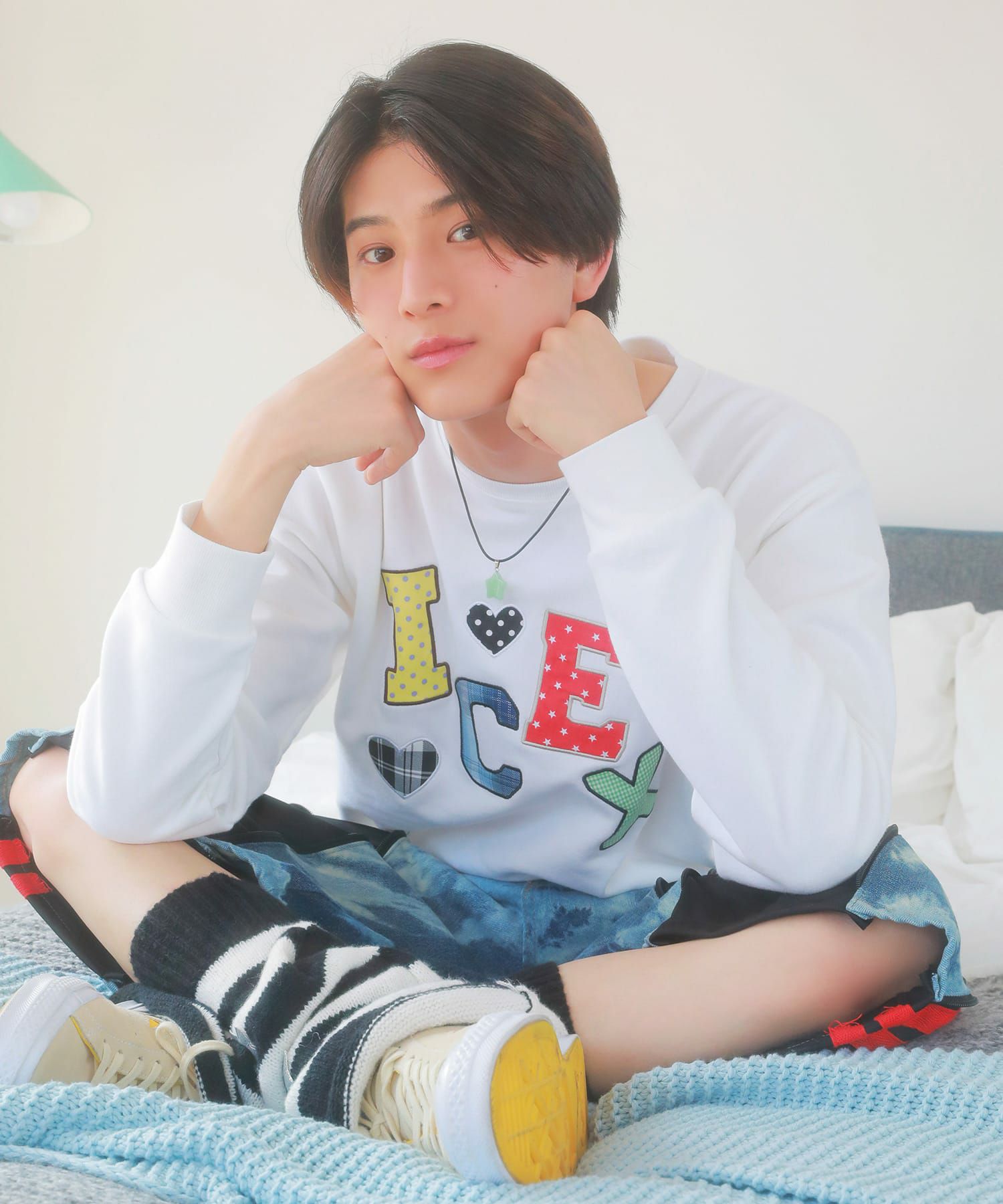 受注販売】『ICEx× SPINNS』 生地貼り付けスウェット | SPINNS WEB