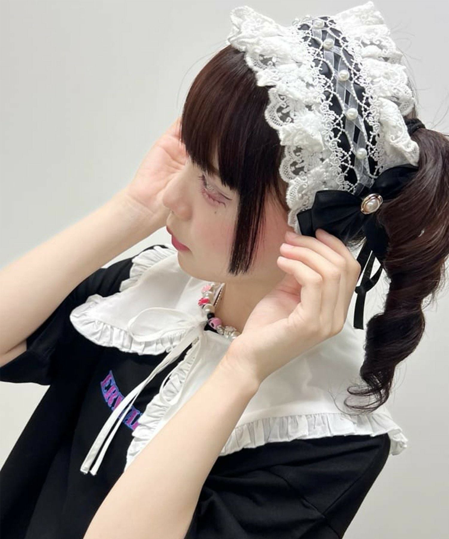 ヘッドドレス/レースパール/サイドリボン | SPINNS WEB STORE | SPINNS