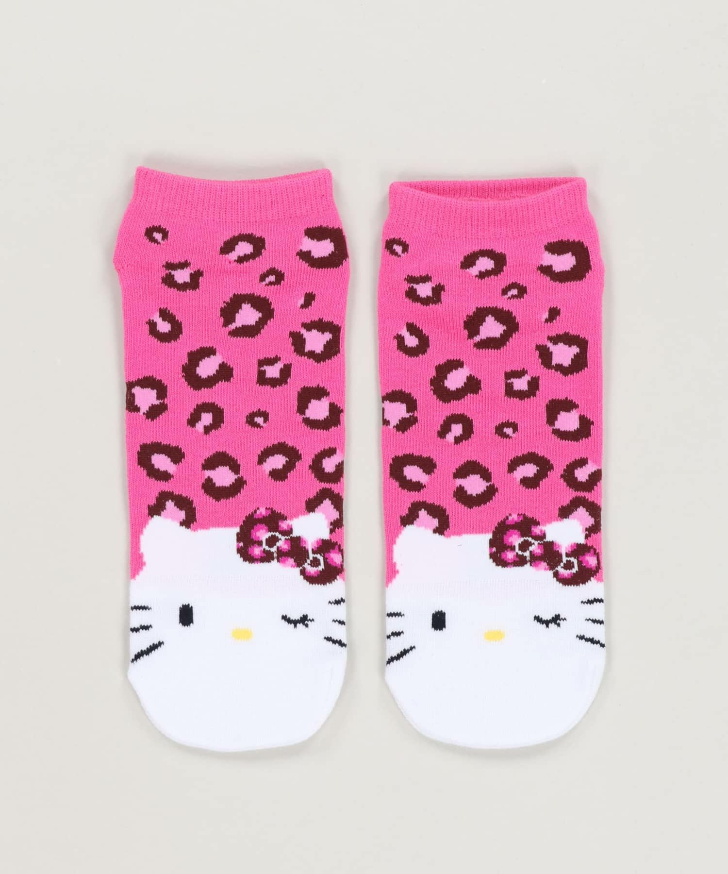 ≪ハローキティ≫コットンソックス/ヒョウ柄/レオパード | SPINNS WEB