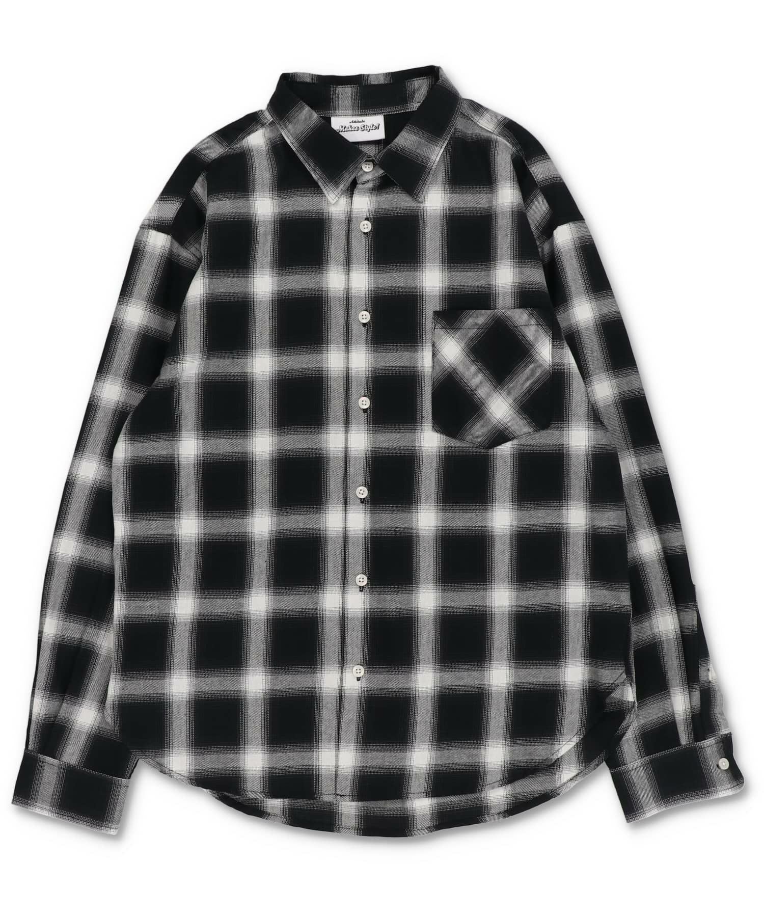 51%OFF】長袖オンブレチェックシャツ/ネルシャツ/秋冬新作/レギュラー