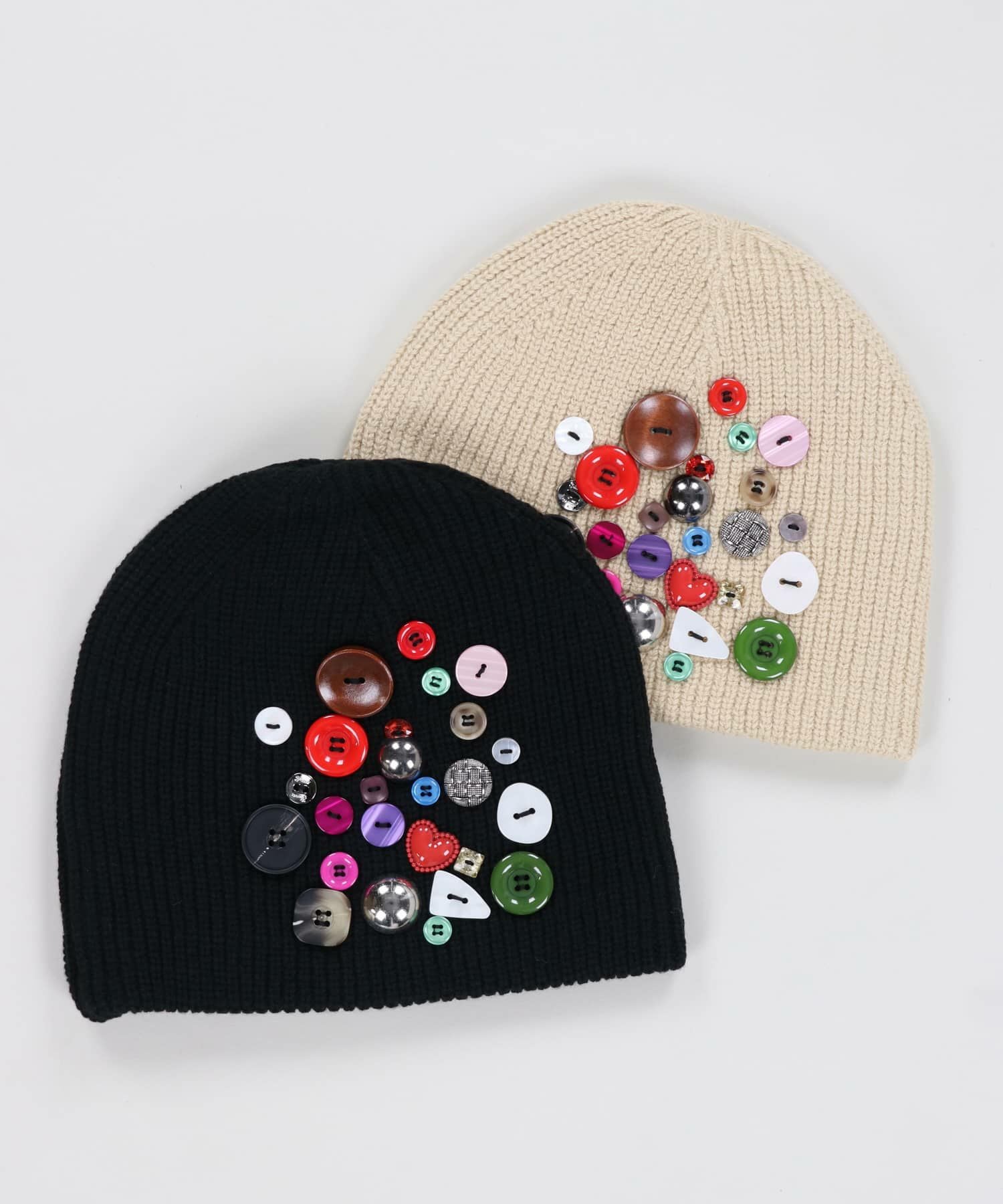 シングルビーニー/ニット帽/アソートボタン | SPINNS WEB STORE