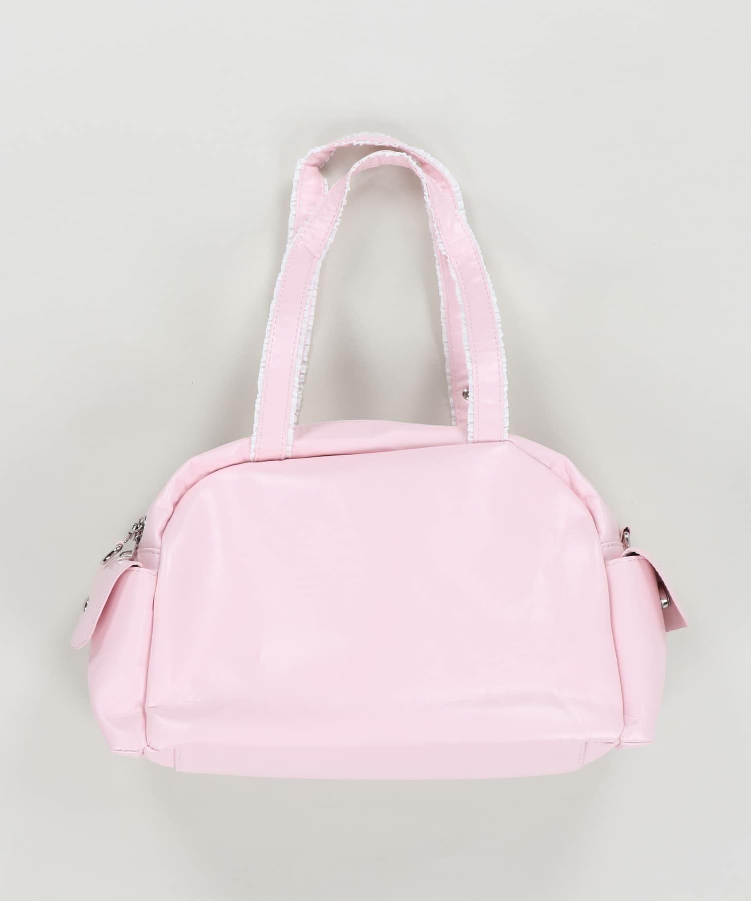 2WAY痛バッグ/クリアポケットショルダーバッグ/合皮/レース/ぬい活