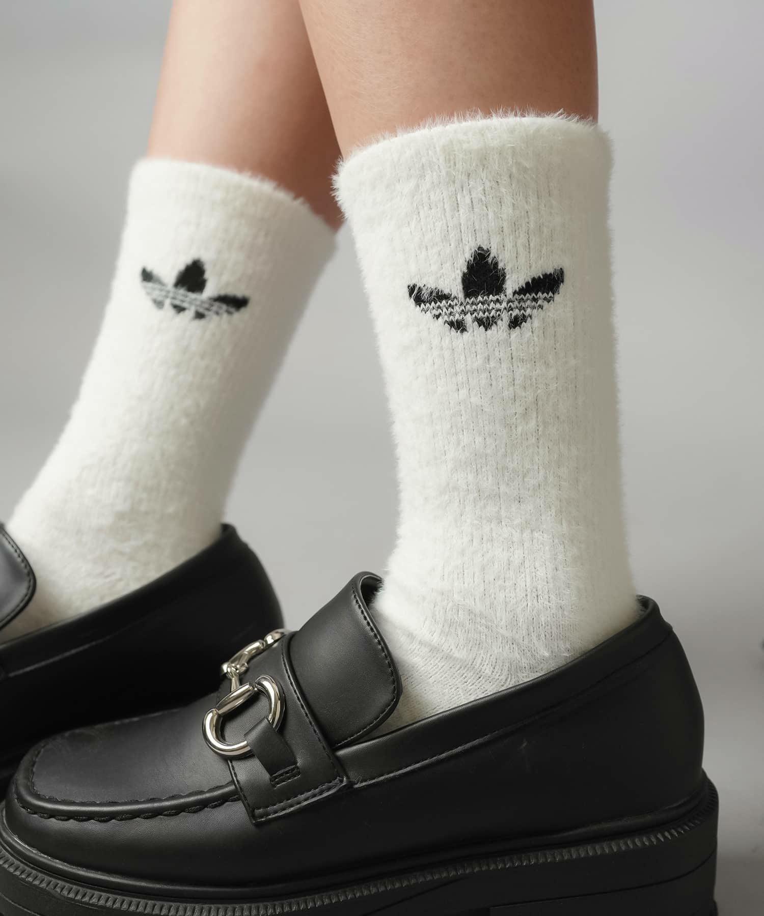 ≪adidas/アディダス≫フェザーニットクルーソックス/2足組 | SPINNS