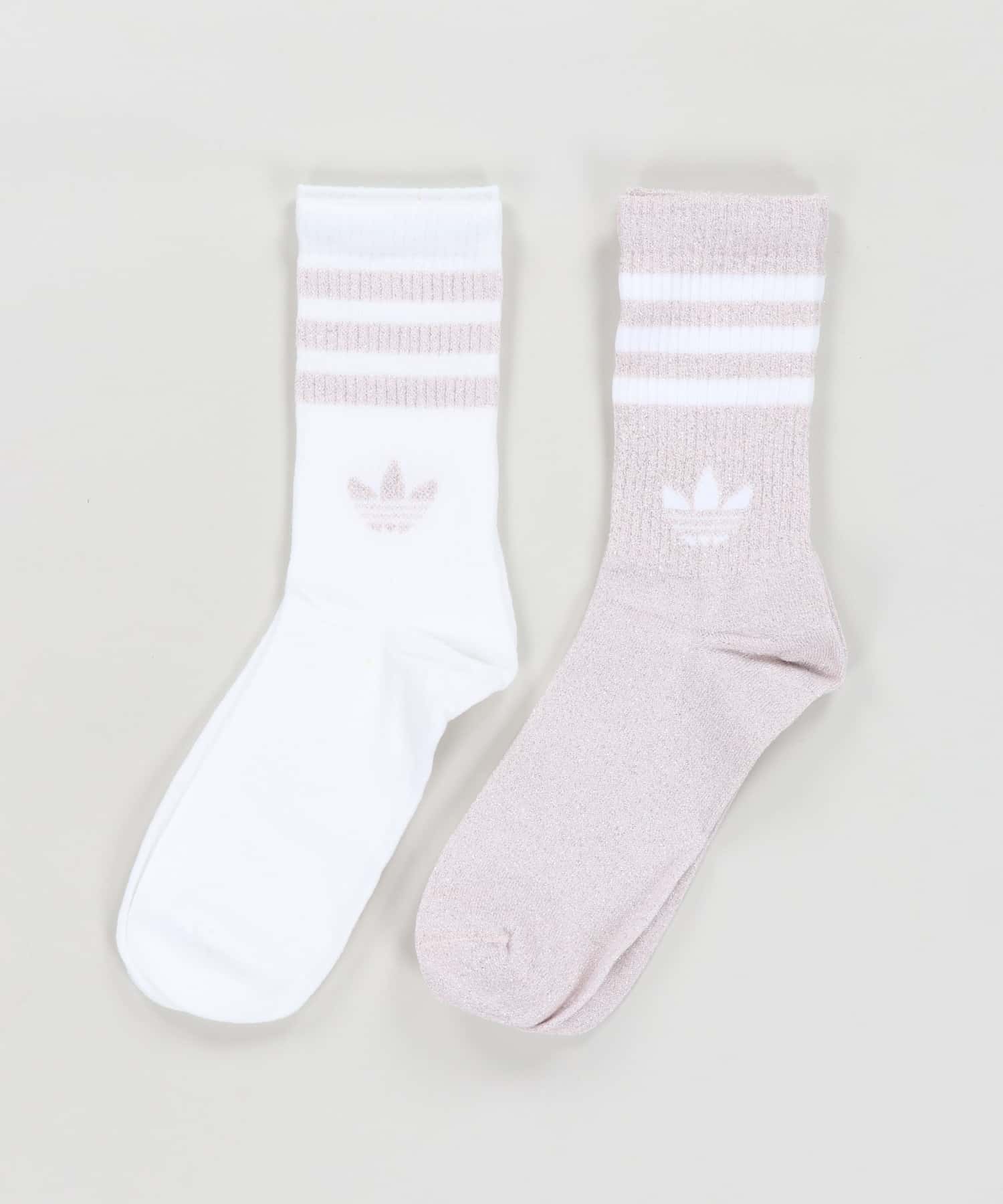 ≪adidas/アディダス≫ラメクルーソックス/2足組 | SPINNS WEB STORE