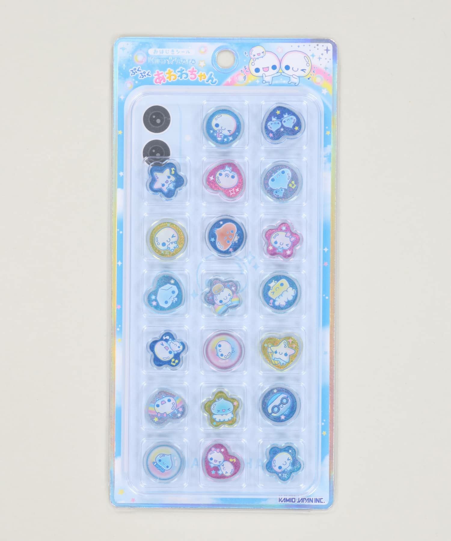 平成女児/おはじきシール/ぷくぷくあわわちゃん/HappyMarch/もちもち