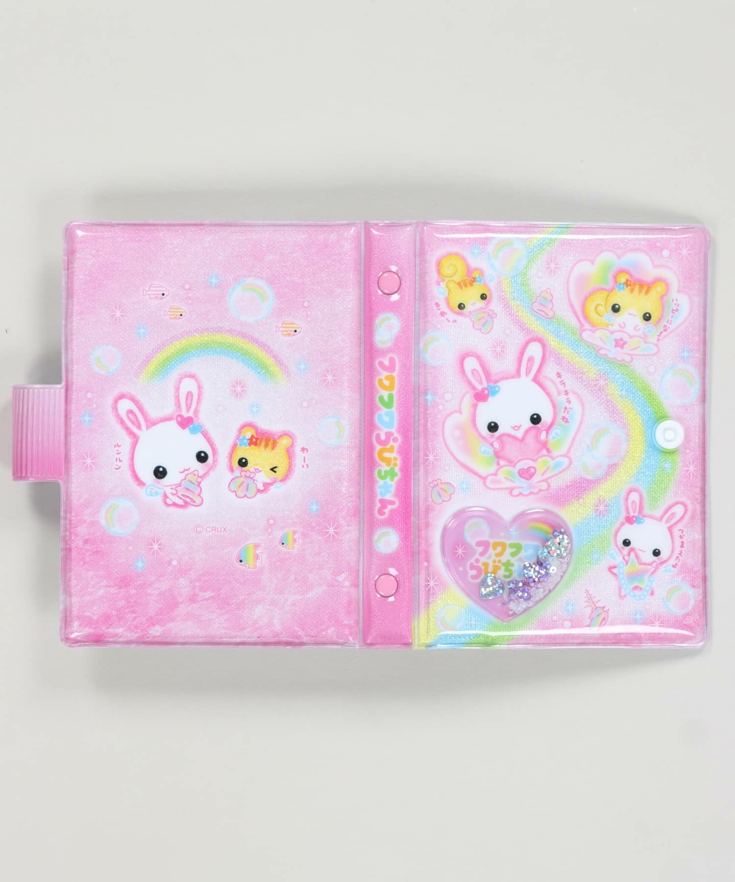 シール帳 シール付き ふわふわラビちゃんキーホルダー付き 67%OFF】#平成女児/シール手帳/シールバインダー2/フワフワらびちゃん
