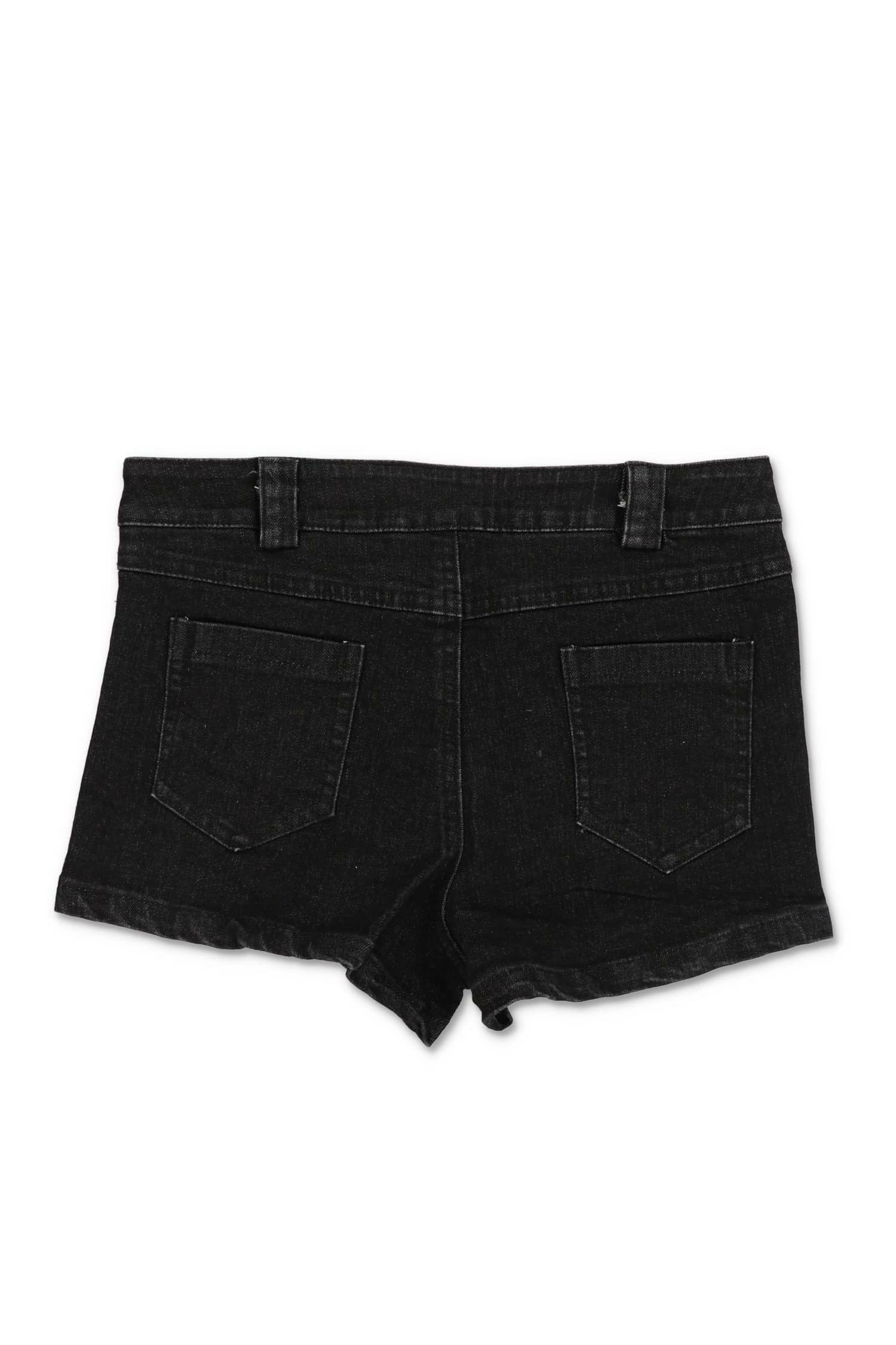 72%OFF】デニム超ショートパンツ/スタッズクロス/#平成ギャル | SPINNS