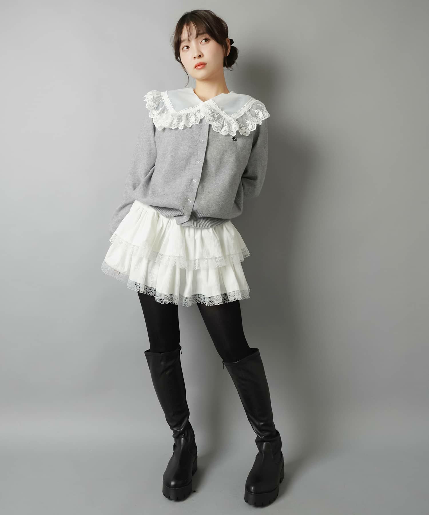 えり付き首輪(レース生地) レースビッグつけ襟 | SPINNS WEB STORE | SPINNS (スピンズ) 公式通販