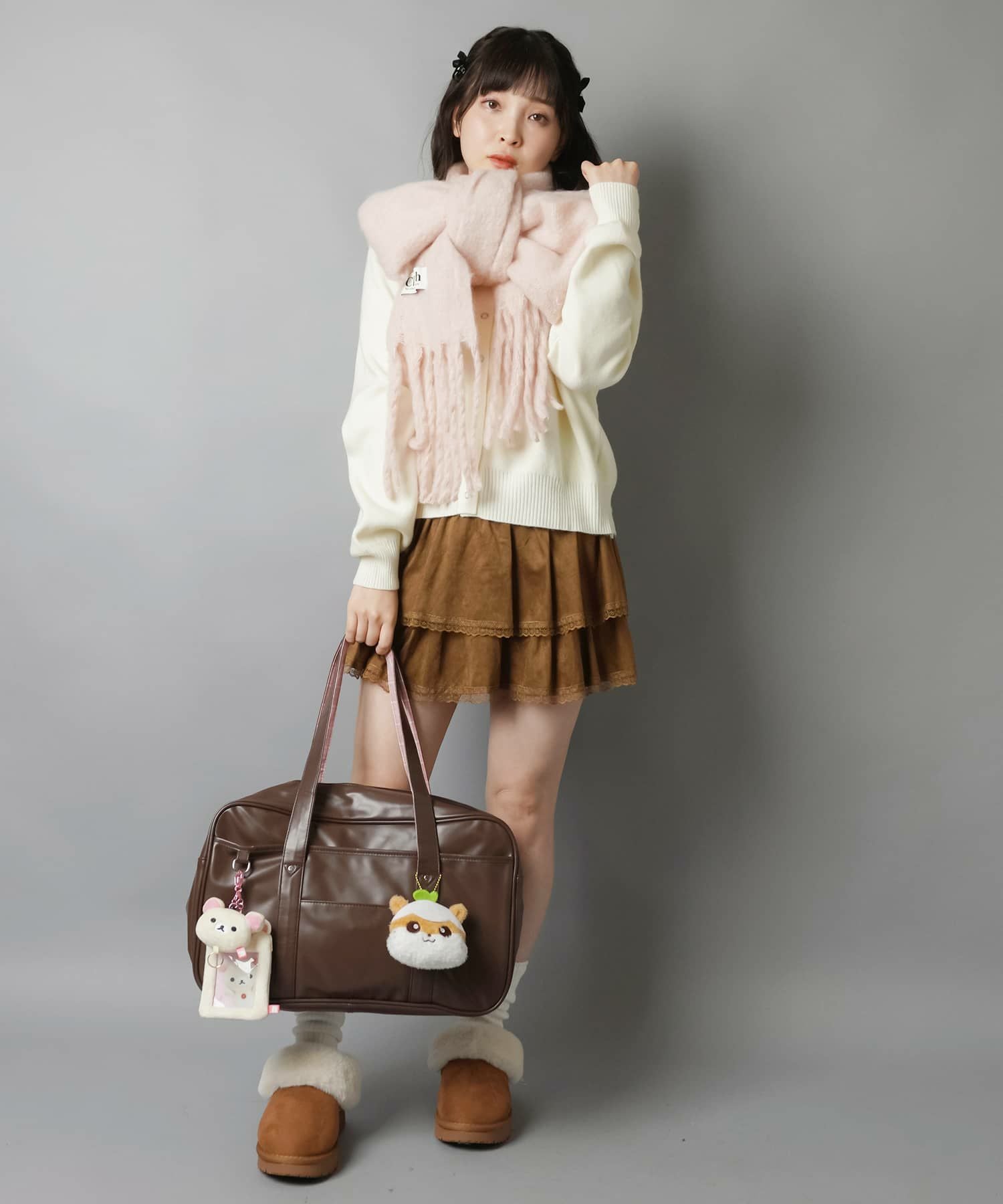 ≪リラックマ≫ぬいぐるみリールキーホルダー | SPINNS WEB STORE