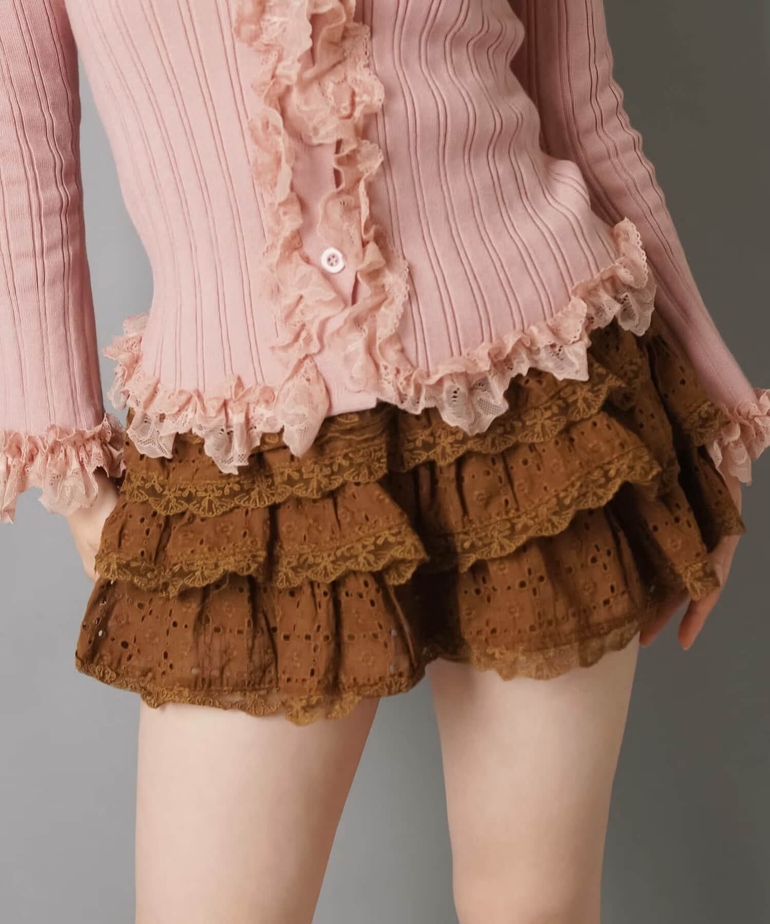 34%OFF】フリルミニスカート/小花柄/インナーパンツ付き/#ロマンス