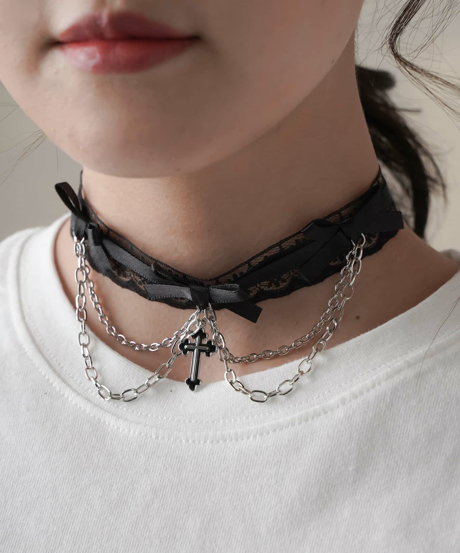 アンダーカバー　2020ss チェーンリボンネックレス　チョーカー 000000104725-02.jpg?size=l&w=