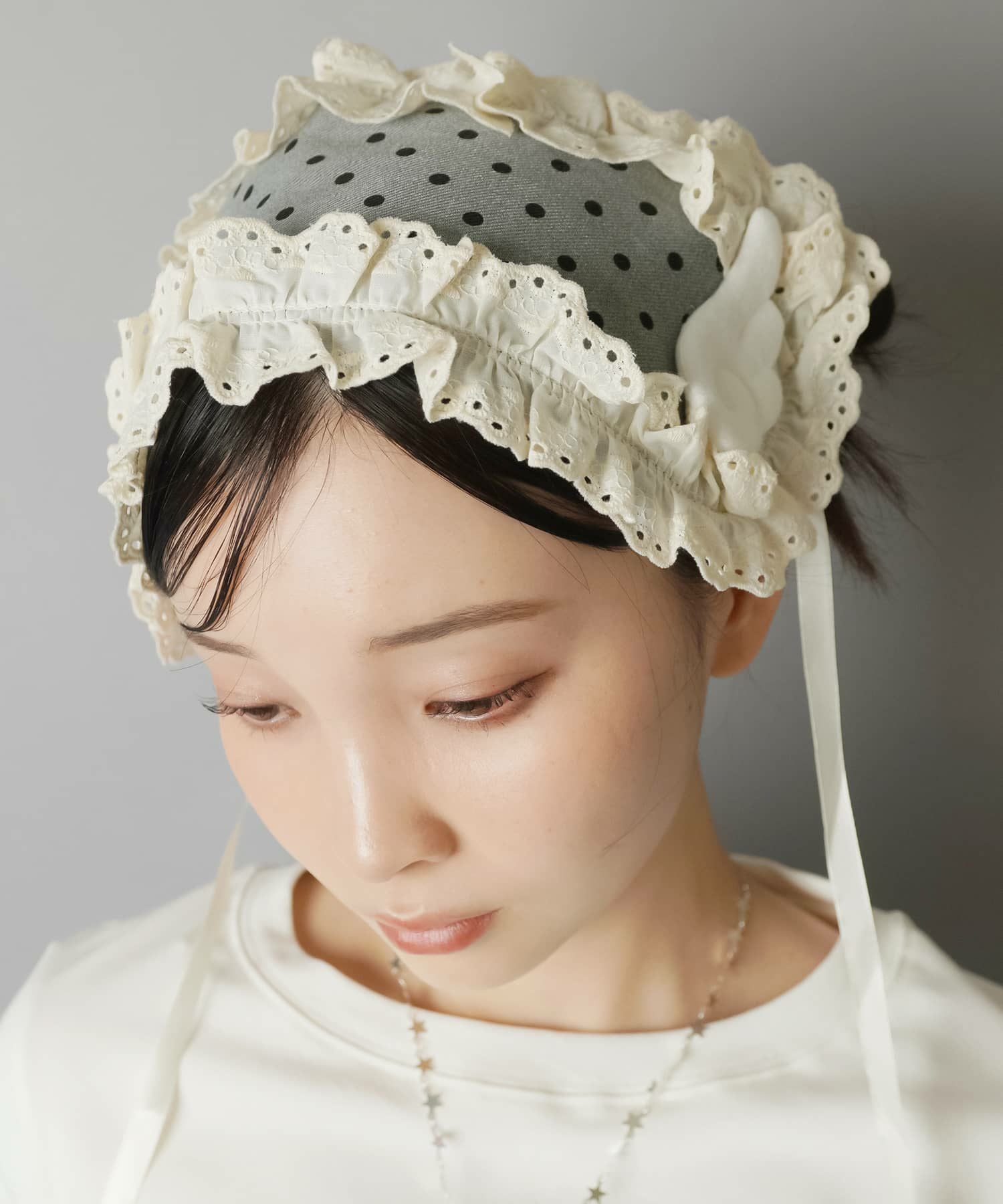 ドットヘッドドレス/羽根/#ウィッシュコア | SPINNS WEB STORE