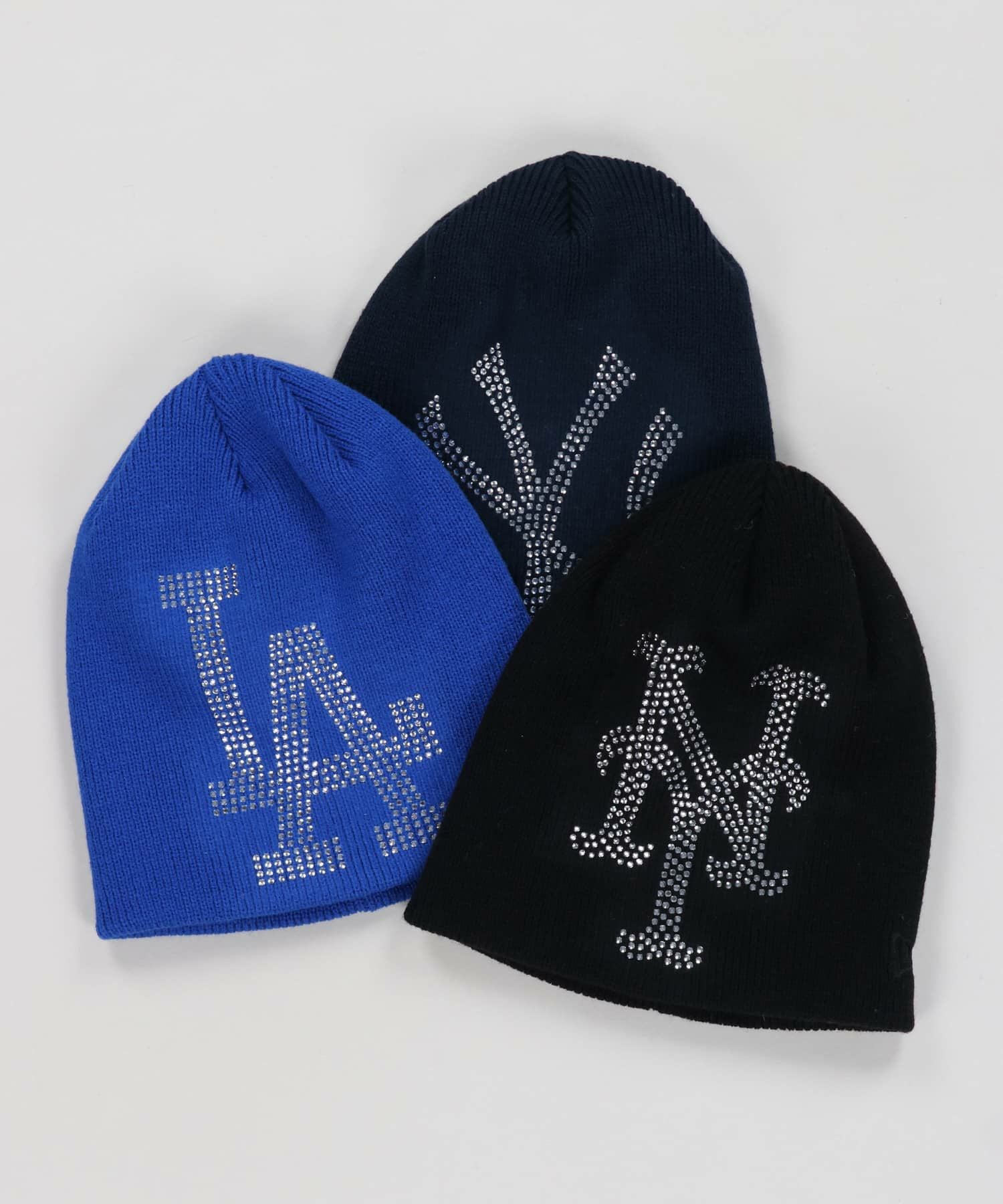 ≪NEW ERA/ニューエラ≫シングルビーニー/ニット帽/ラインストーン2