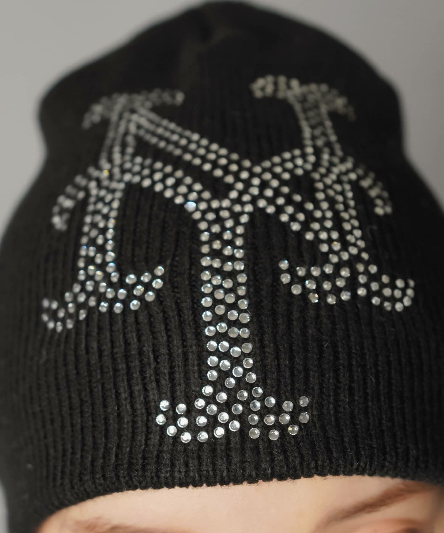 New Era LAロゴ ラインストーン ニット帽 びーにー ニューエラ ニット帽 NEW ERA ベーシック ビーニー Rhinestone ライン