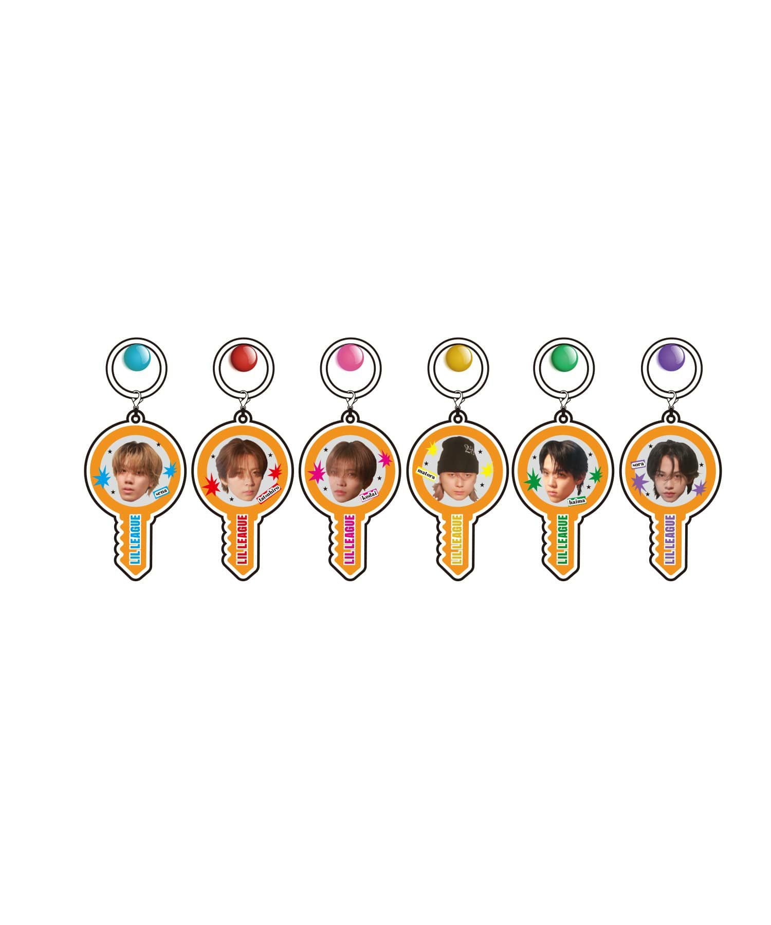 受注販売】『LIL LEAGUE × SPINNS』 ランダム鍵モチーフチャーム（全6
