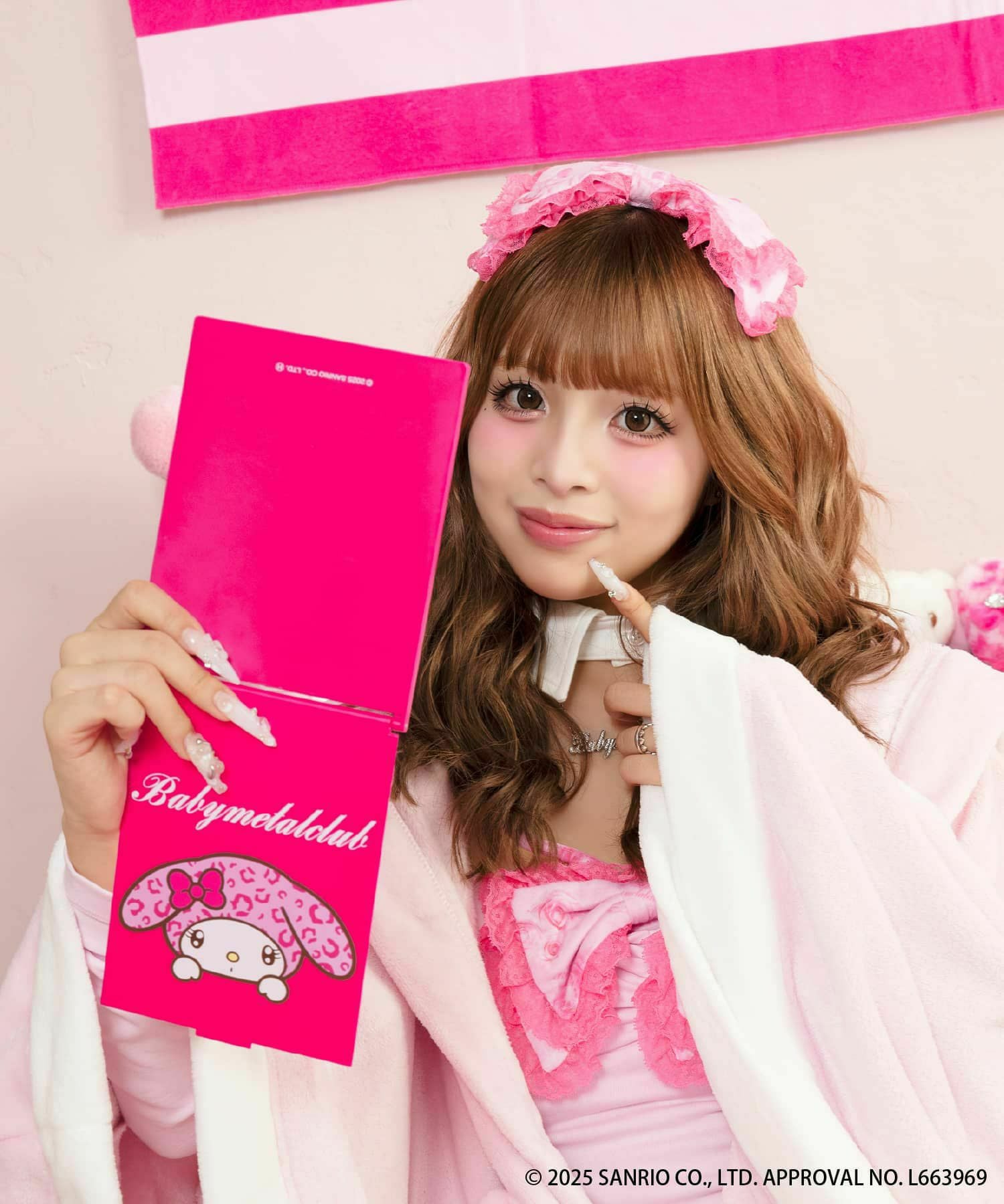 Babymetalclub マイメロディ シュガーバニーズ×SPINNS』ミラー