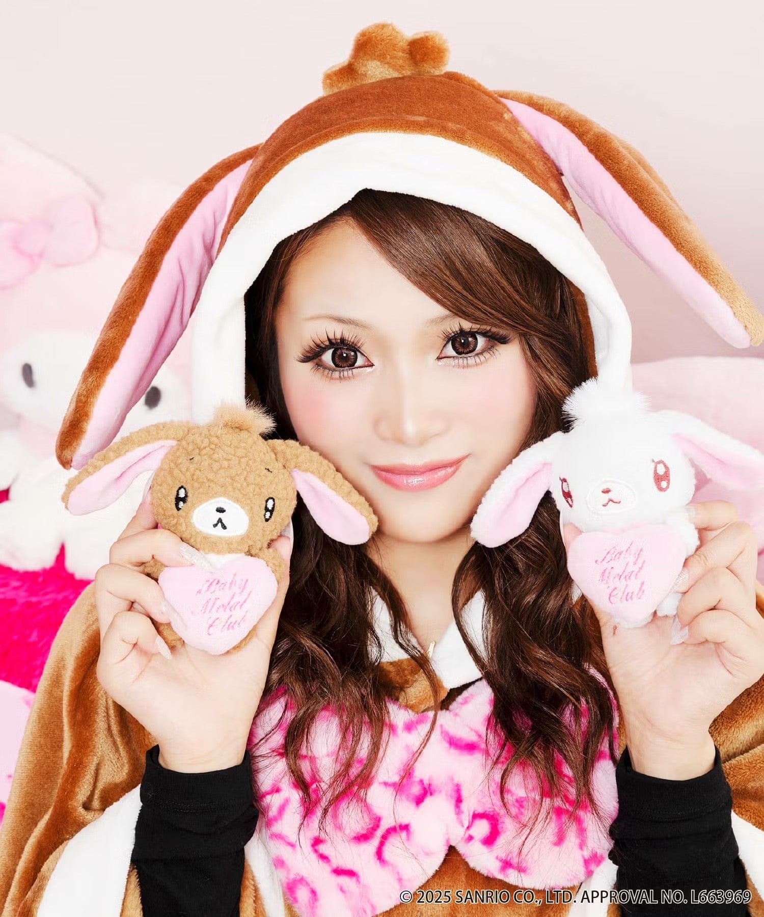 Babymetalclub マイメロディ シュガーバニーズ×SPINNS』ぬいぐるみ