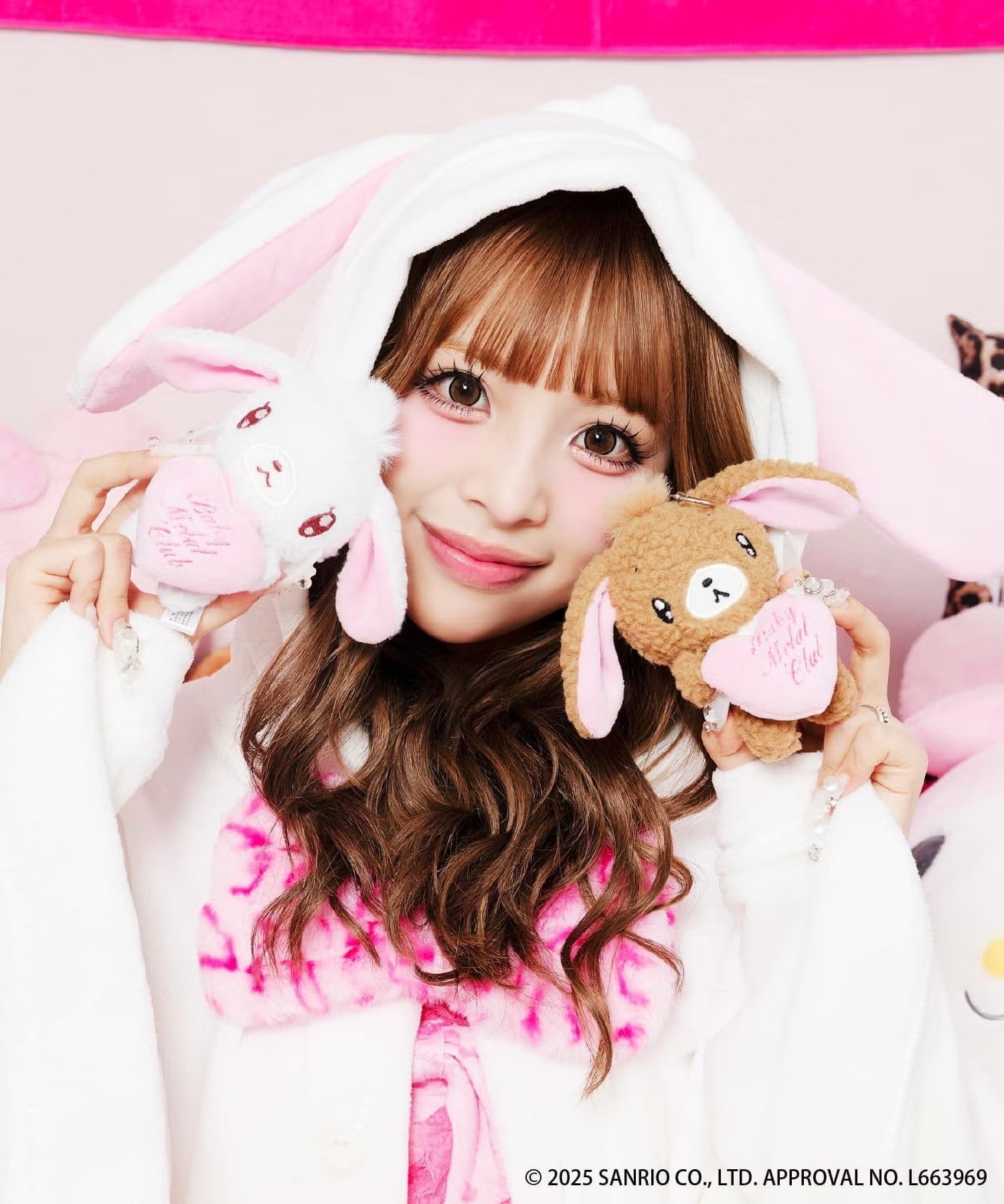 Babymetalclub マイメロディ シュガーバニーズ×SPINNS』ぬいぐるみ