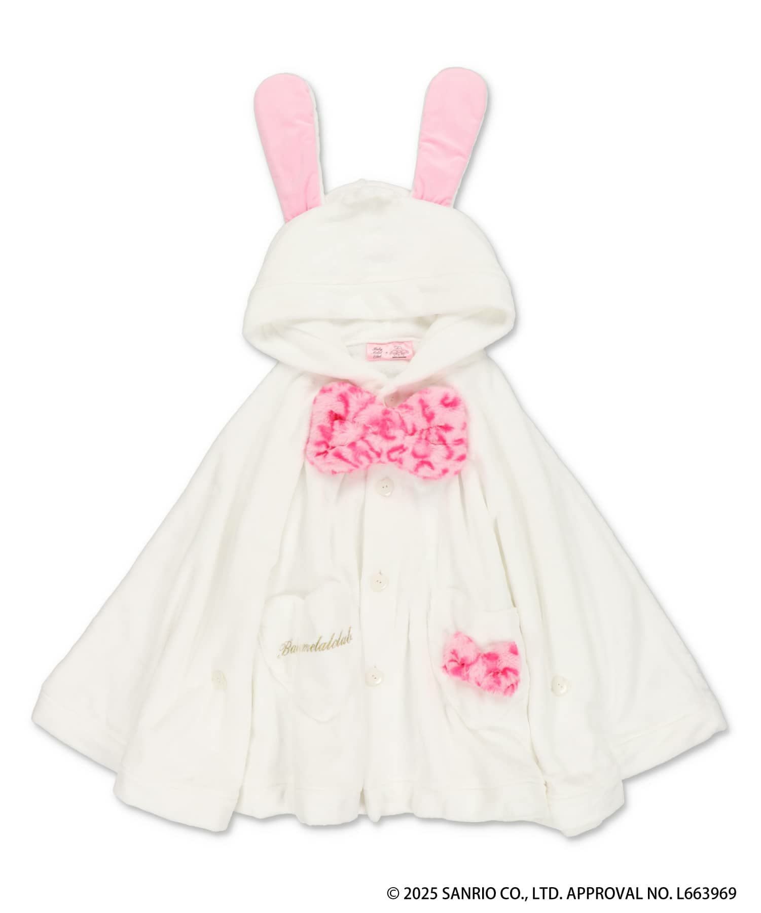 SPINNS Babylcluシュガーバニーズ くろうさ ケープ 60%OFF】『Babymetalclub マイメロディ シュガーバニーズ×SPINNS