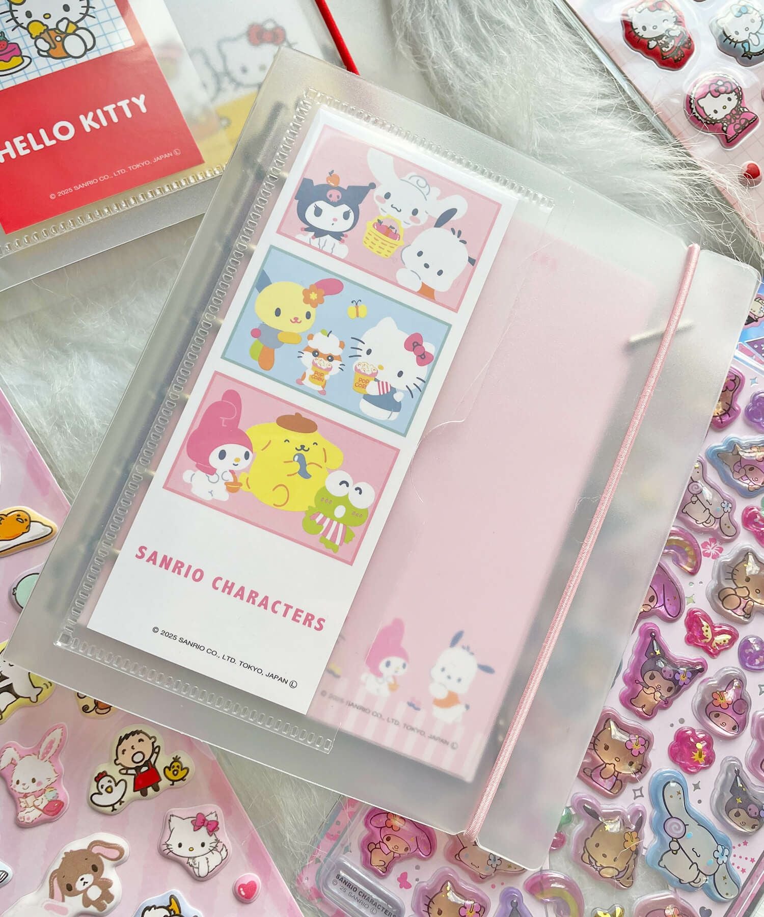 59%OFF】≪サンリオ≫スキペタシールバインダー/6穴バインダー/シール