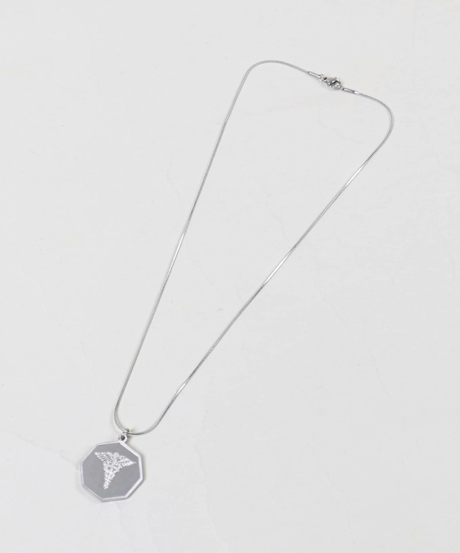 90%OFF】シルバーチェーンネックレス/ペンダント/45㎝短め/ユニ
