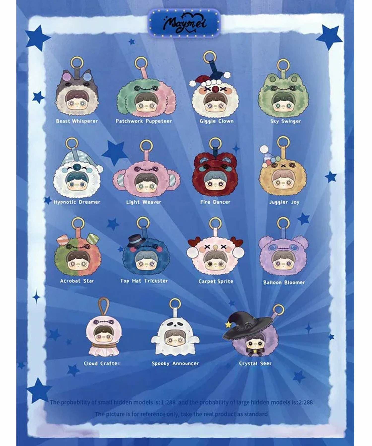 ≪TOPTOY×Maymei/メイメイ≫ぬいぐるみキーホルダー/ブラインド