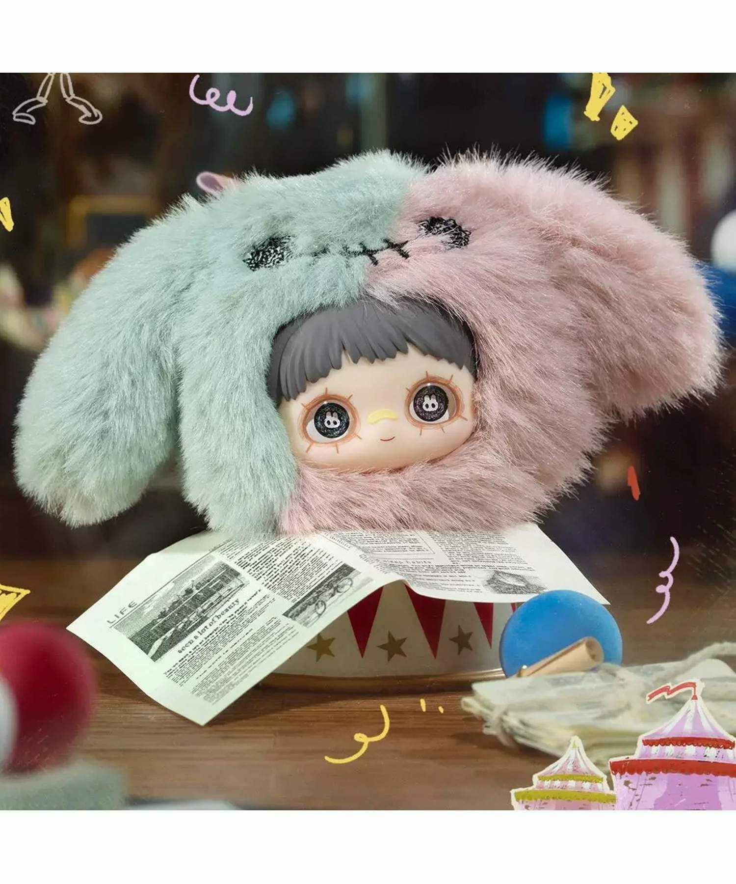 ≪TOPTOY×Maymei/メイメイ≫ぬいぐるみキーホルダー/ブラインド