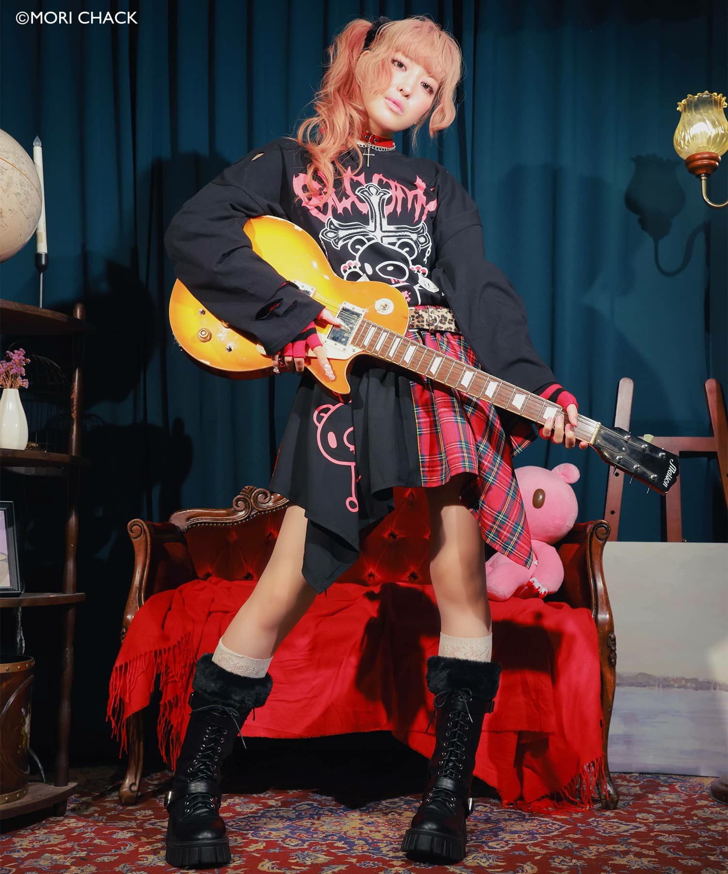 グルーミー×SPINNS 』 ダメージロングTシャツ | SPINNS WEB STORE