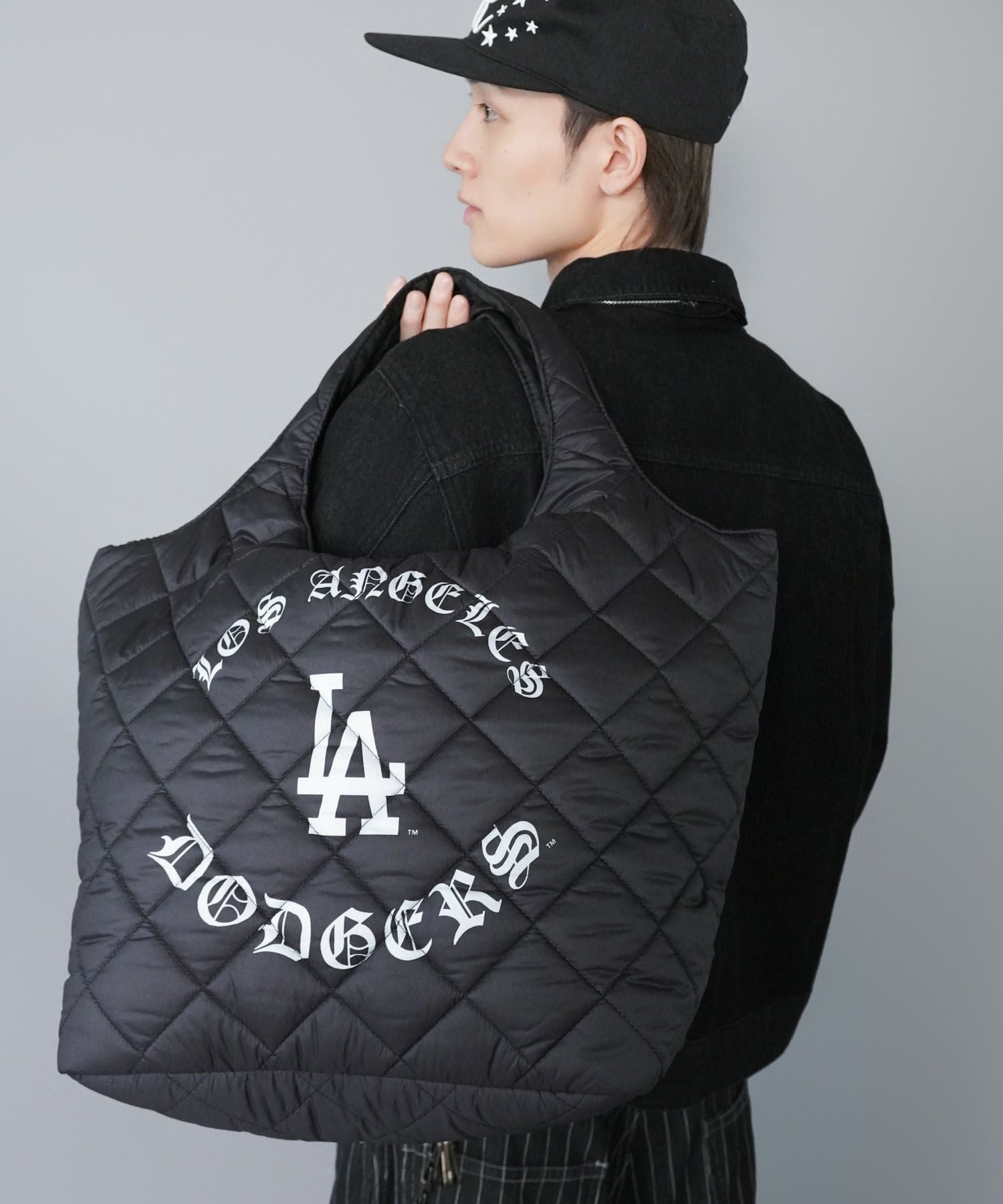 80%OFF】≪MLB/メジャーリーグベースボール≫キルティングトートバッグ