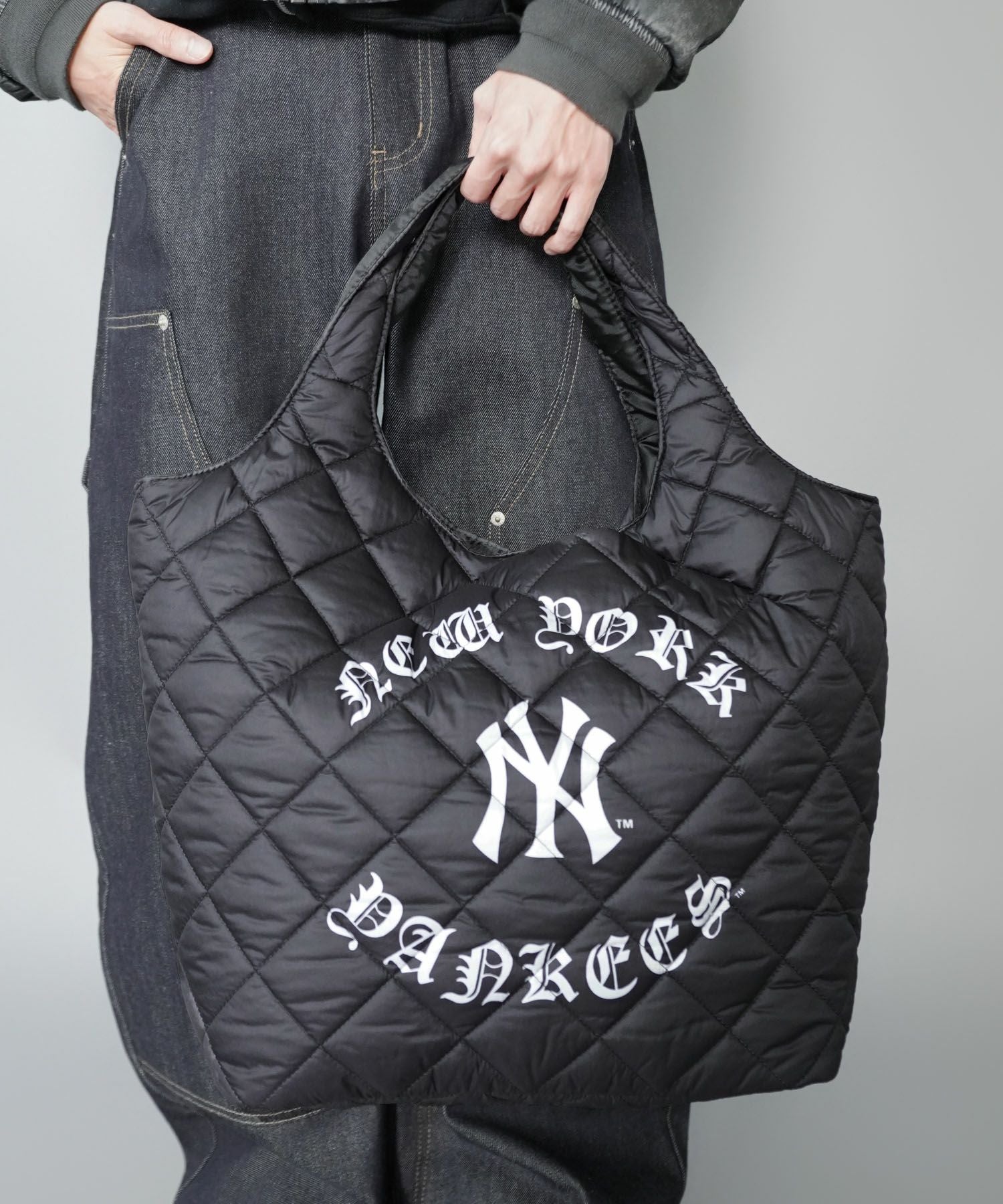 80%OFF】≪MLB/メジャーリーグベースボール≫キルティングトートバッグ