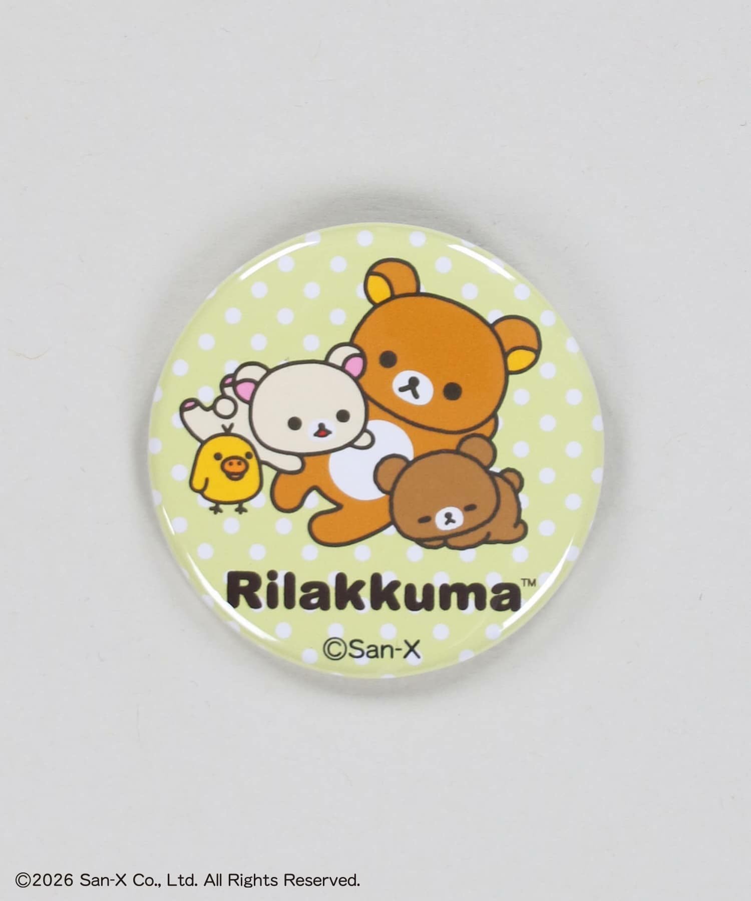 40%OFF】『コリラックマ×SPINNS』 ランダム缶バッジ＜メール便対応