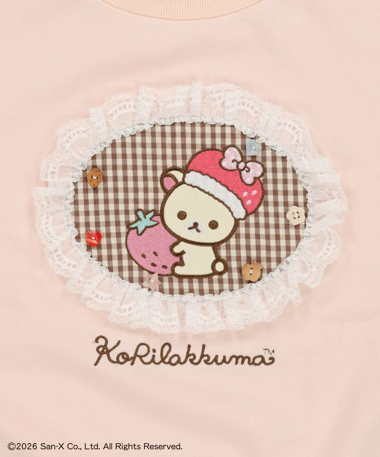 コリラックマ×SPINNS』 パッチワーク風スウェット | SPINNS WEB STORE