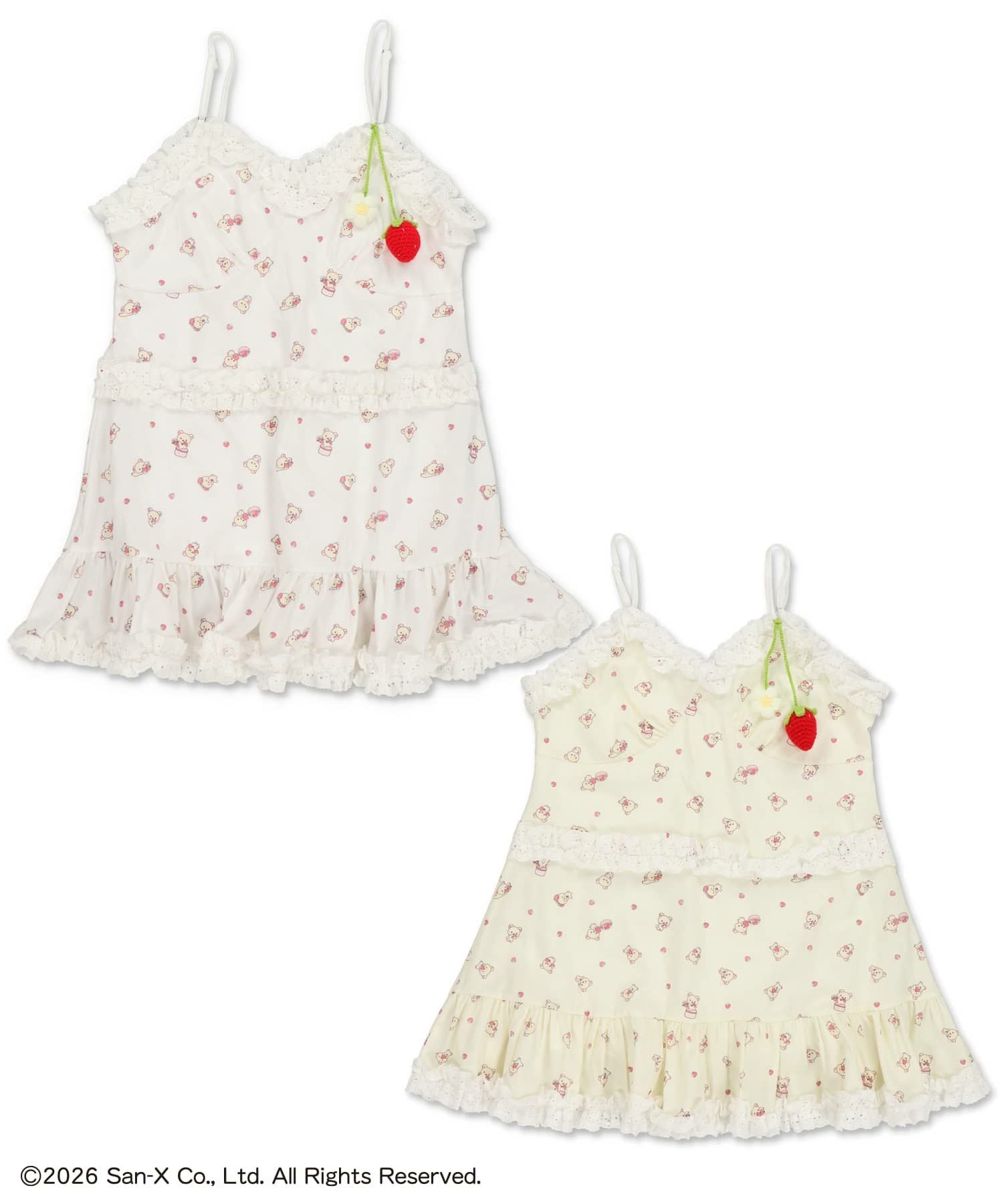 予約】『コリラックマ×SPINNS』 ドッキングフリルワンピ《4月中旬以降