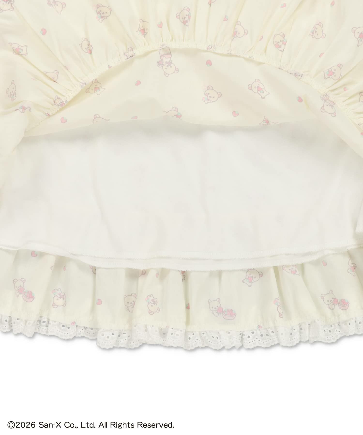 予約】『コリラックマ×SPINNS』 ドッキングフリルワンピ《4月中旬以降