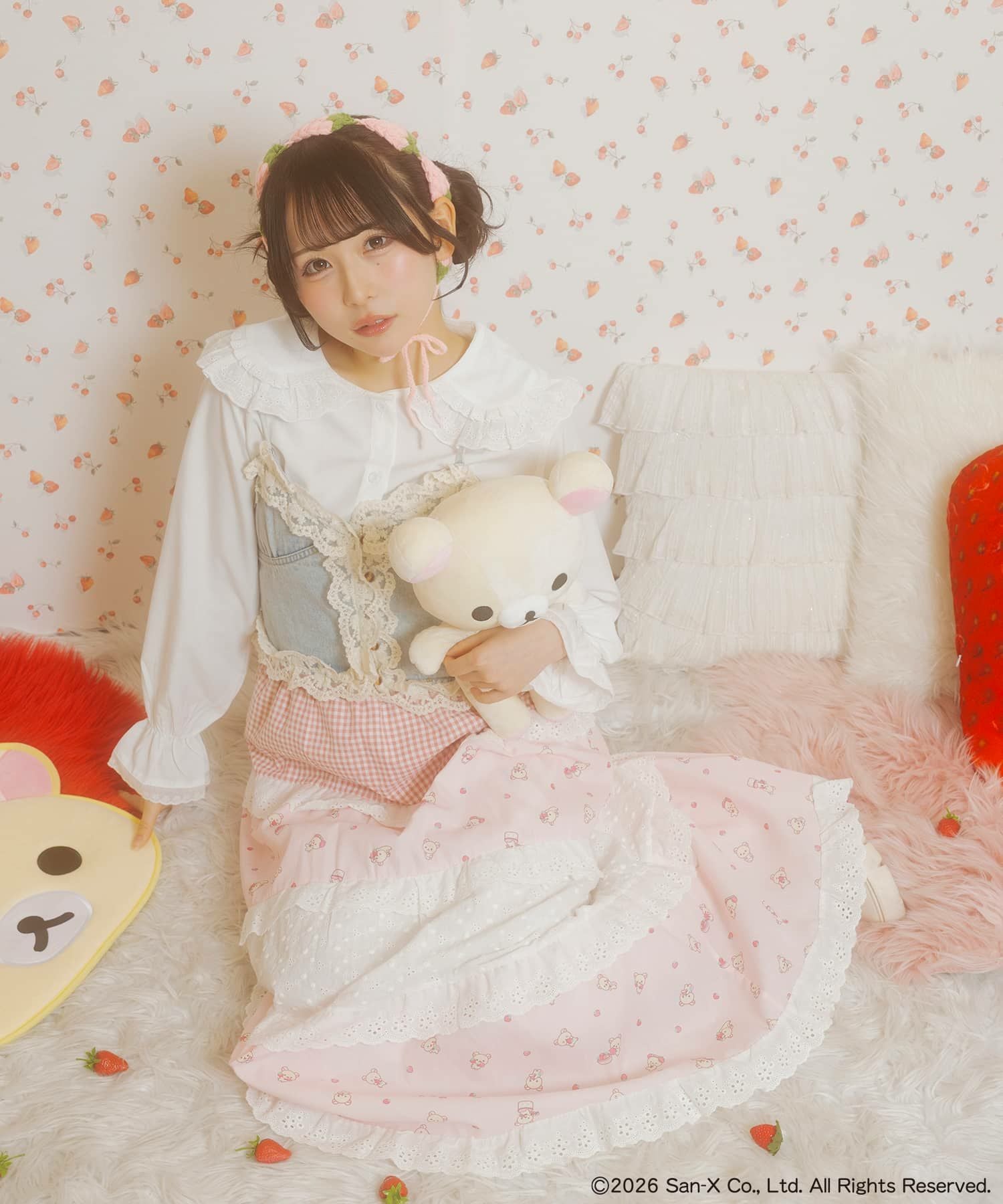 コリラックマ×いちご 甘くてやさしい世界観を表現｜SPINNS(スピンズ