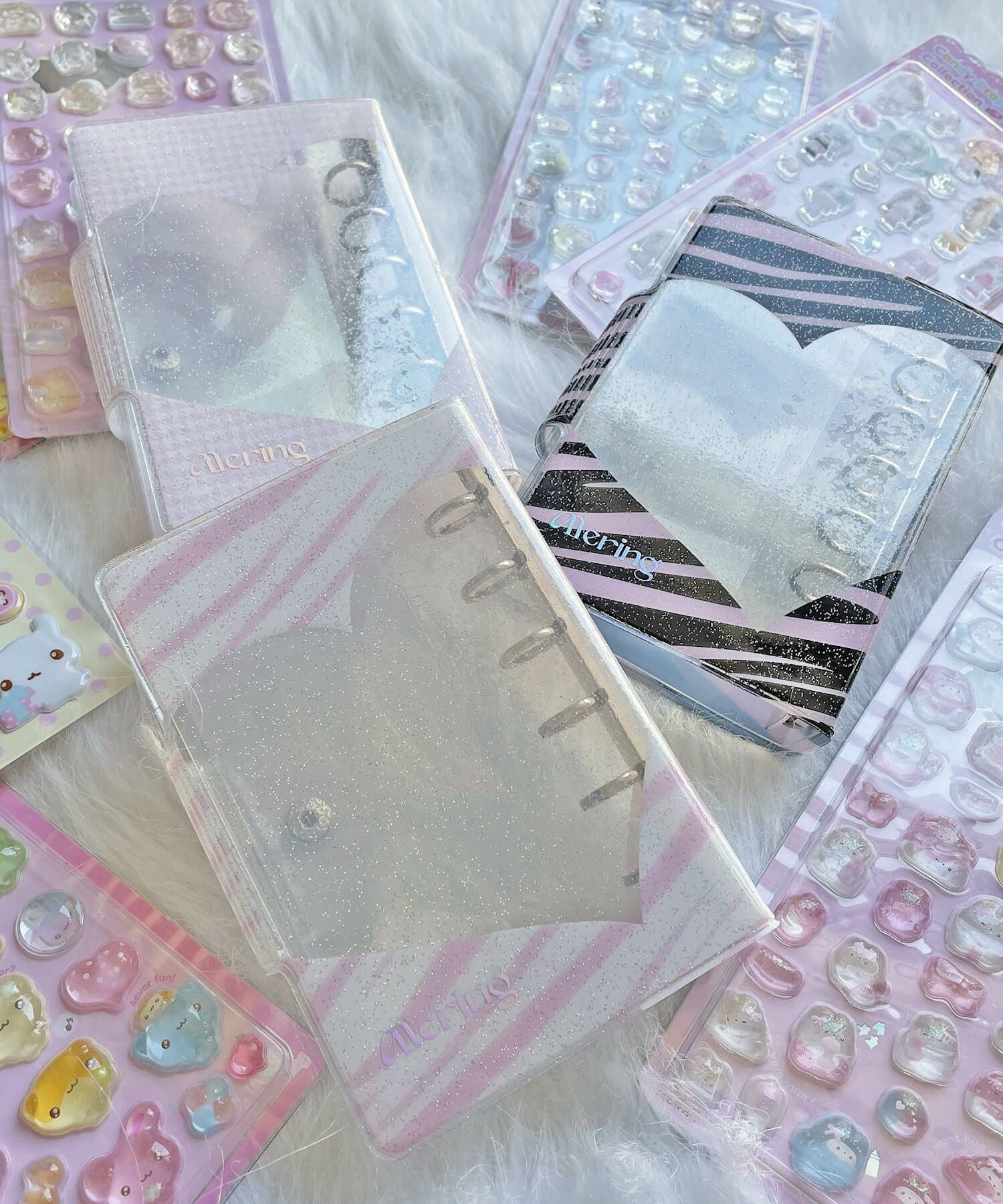 75%OFF】≪MERING/メリング≫クリア6穴シールバインダー/シール帳
