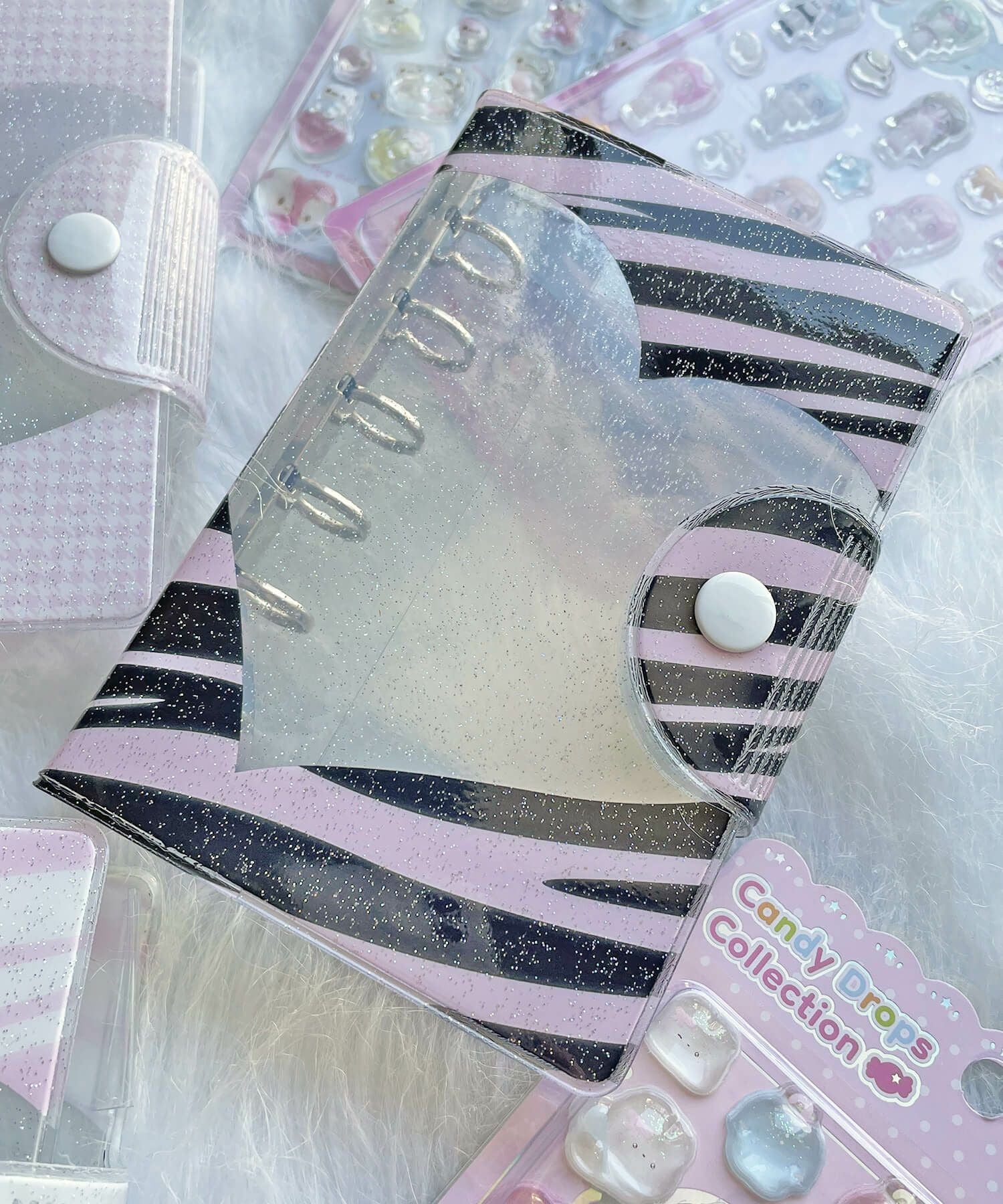 50%OFF】≪MERING/メリング≫クリア6穴シールバインダー/シール帳