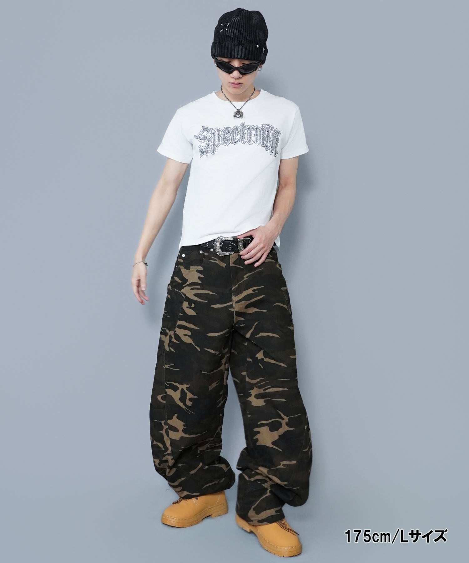 ブラックコムデギャルソン サルエルパンツ 迷彩 動物 BLACK COMME des GARCONS / ブラックコムデギャルソン | 2024SS