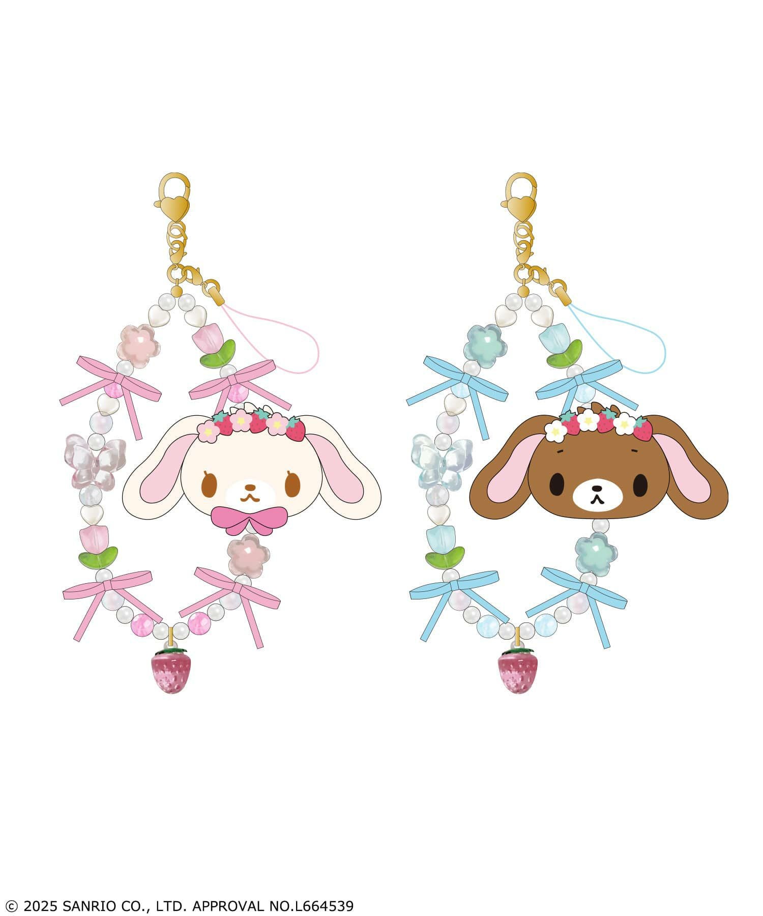 受注販売】『シュガーバニーズ』ぬいぐるみフォンストラップ | SPINNS