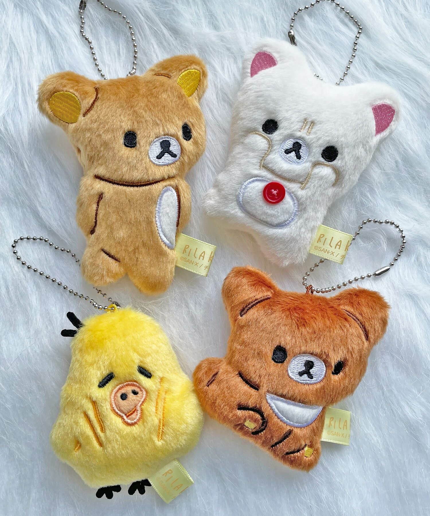 ≪リラックマ≫ぶらさげぬいぐるみキーホルダー | SPINNS WEB STORE