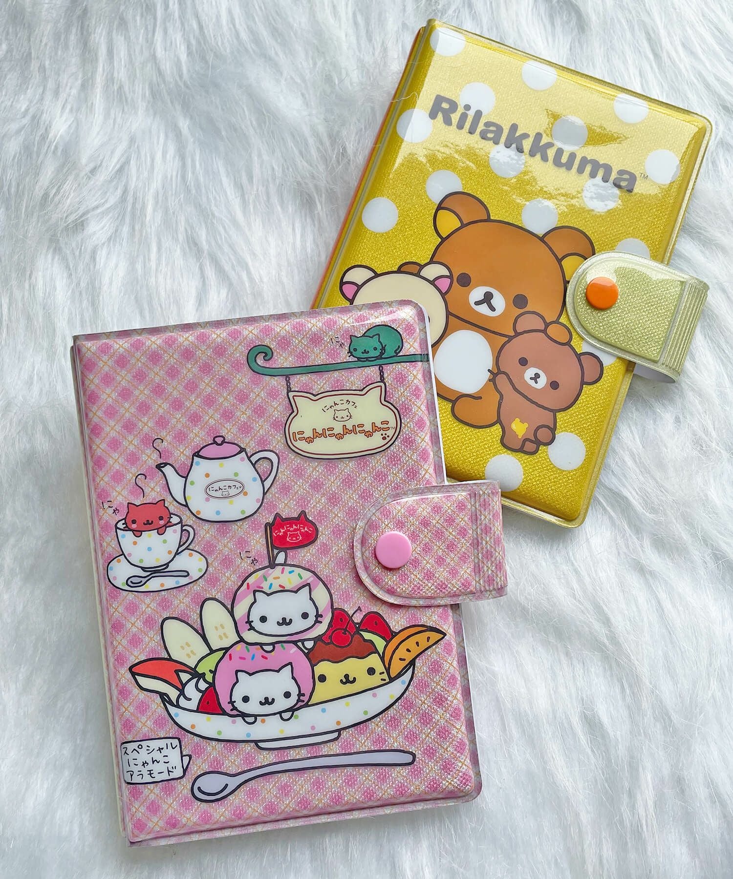 ≪サンエックス≫ふにふにシールバインダー/6穴シール帳/シール台紙10