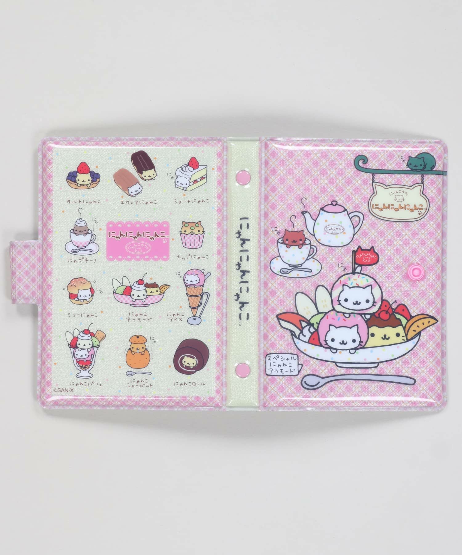 ≪サンエックス≫ふにふにシールバインダー/6穴シール帳/シール台紙10