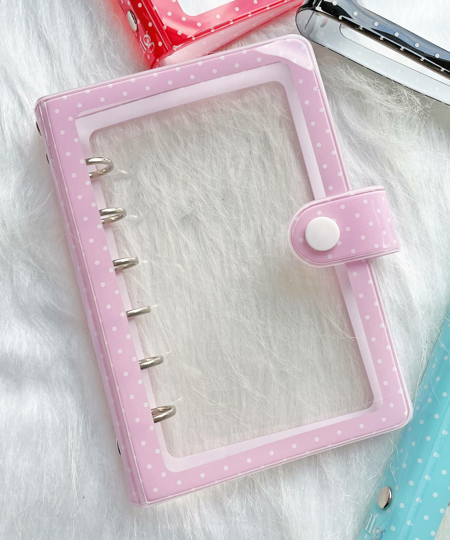 ≪MERING/メリング≫クリア6穴シールバインダー/シール帳/ドット