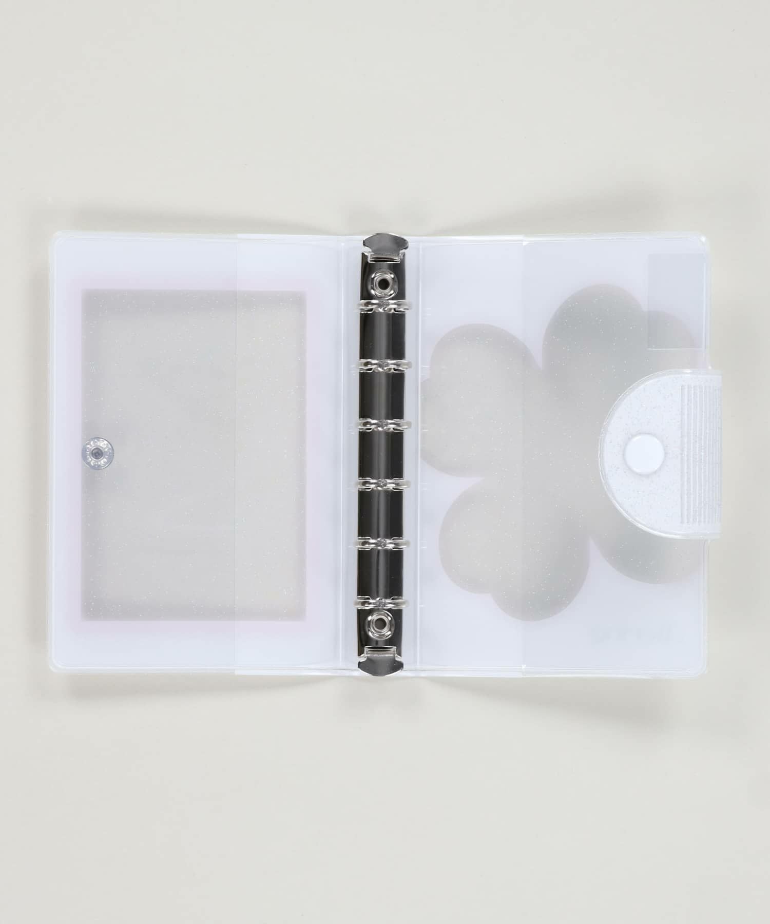 ≪MERING/メリング≫クリア6穴シールバインダー/シール帳/クローバー