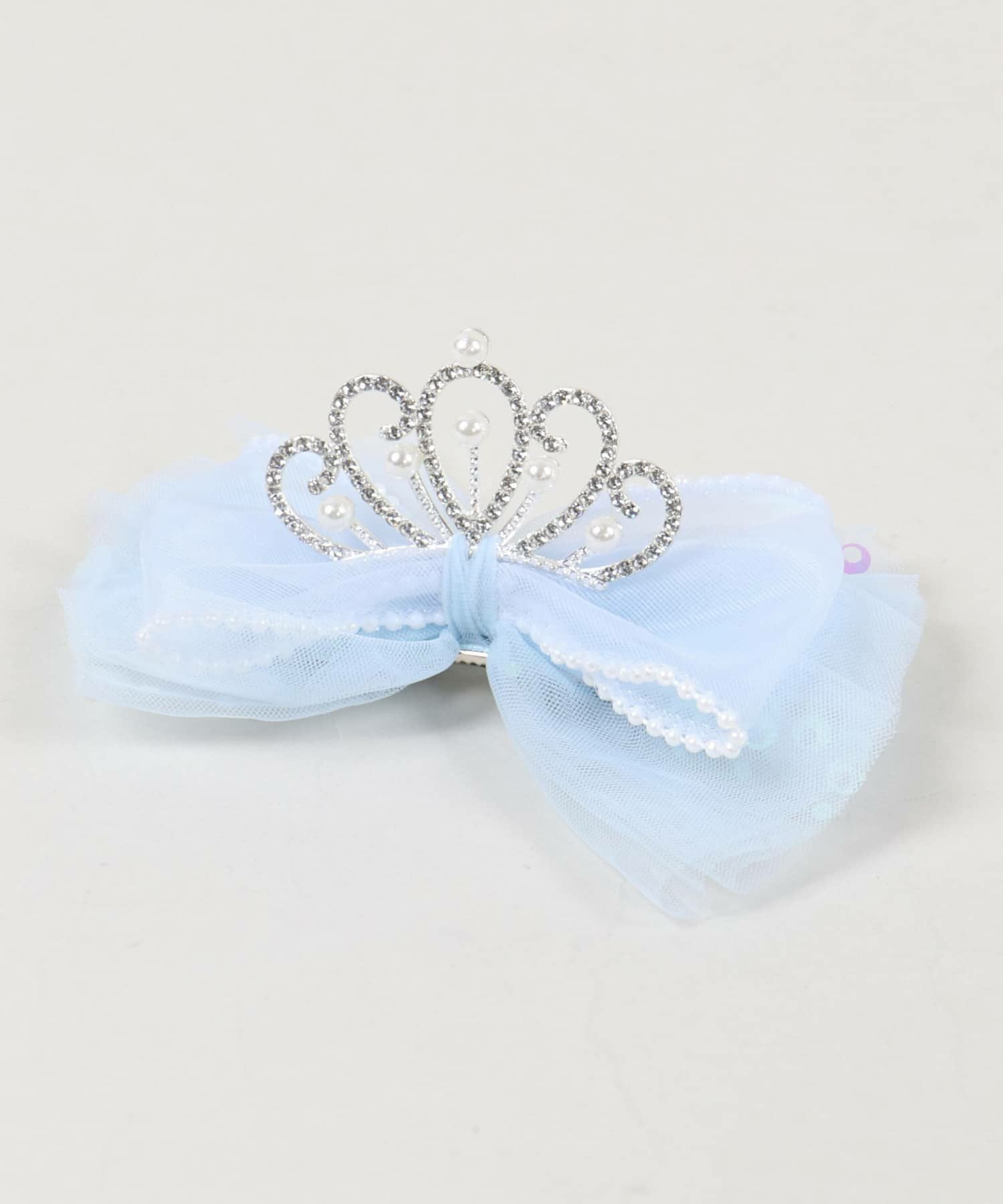 88%OFF】オーガンジーヘアクリップ/リボンクラウン | SPINNS WEB STORE